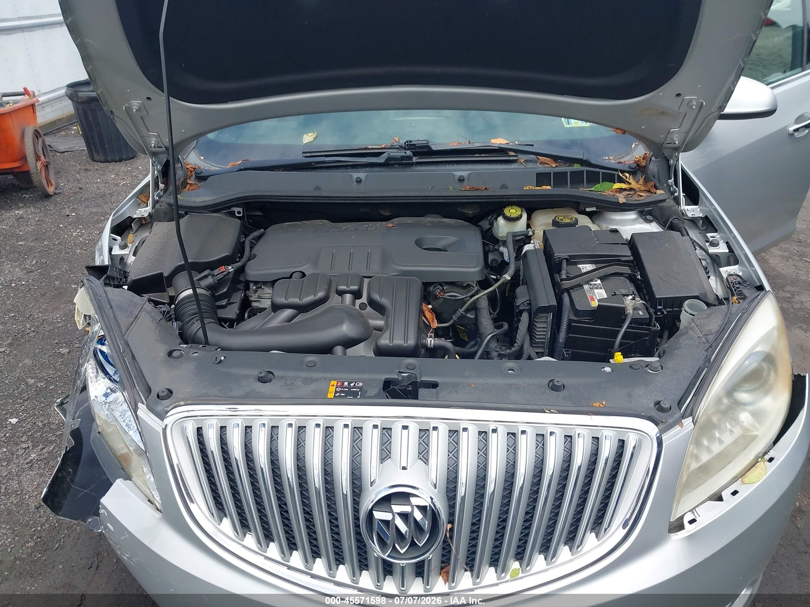2014 Buick Verano   Silver vin: 1G4PP5SK5E4157914