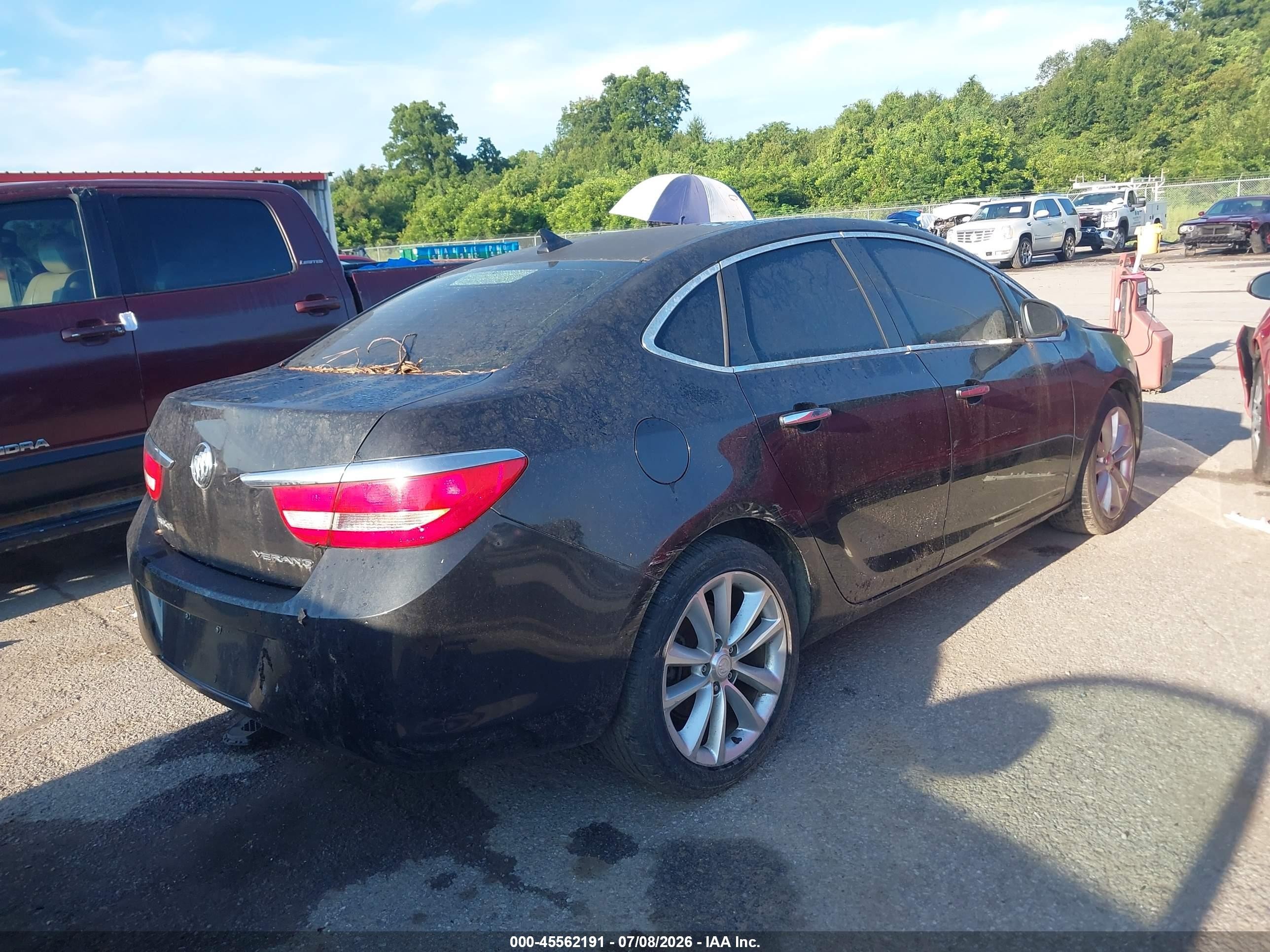 2014 Buick Verano   Black vin: 1G4PP5SK5E4193909