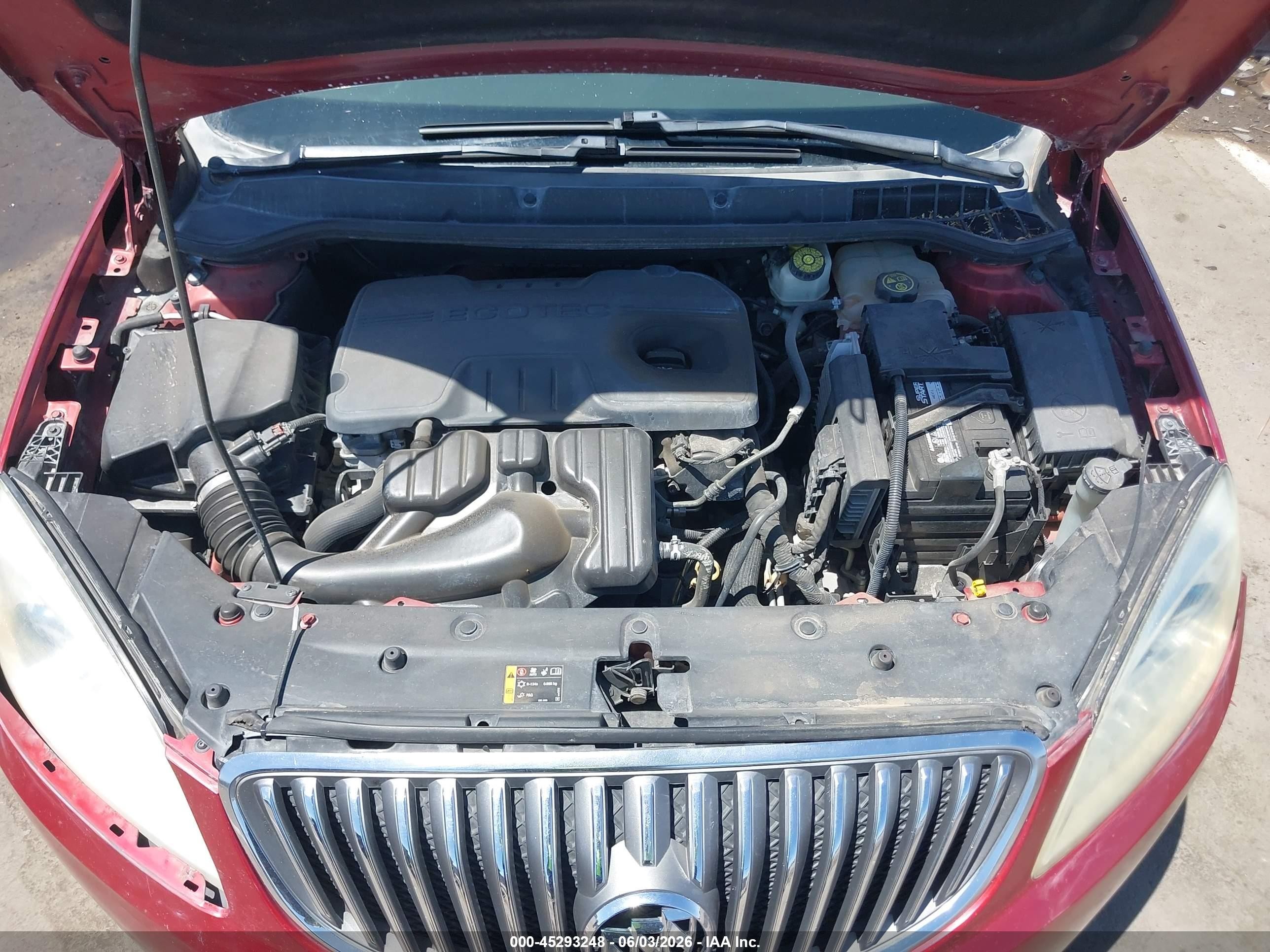 2014 Buick Verano   Red vin: 1G4PP5SK5E4220297