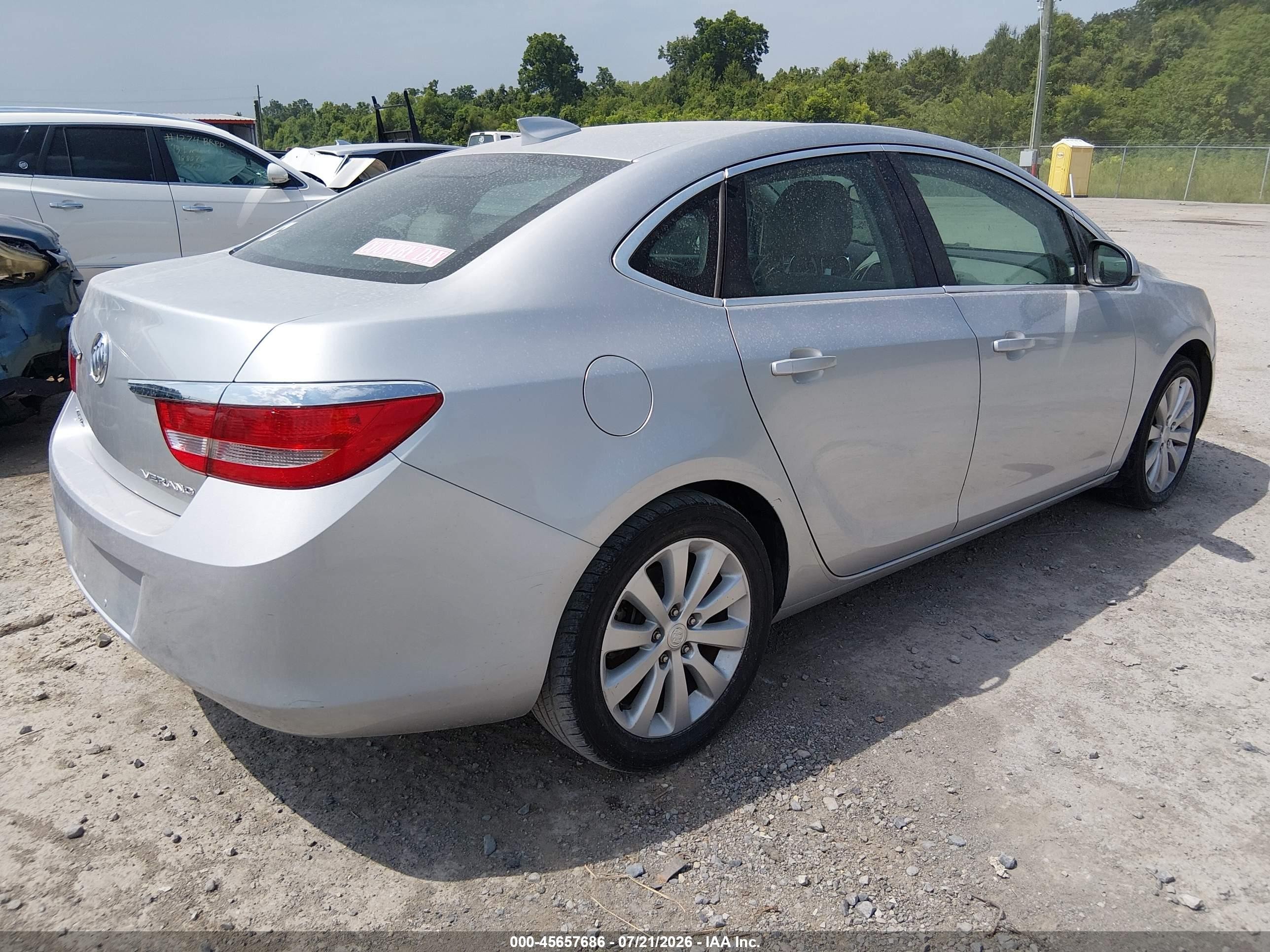2015 Buick Verano   Silver vin: 1G4PP5SK5F4160202
