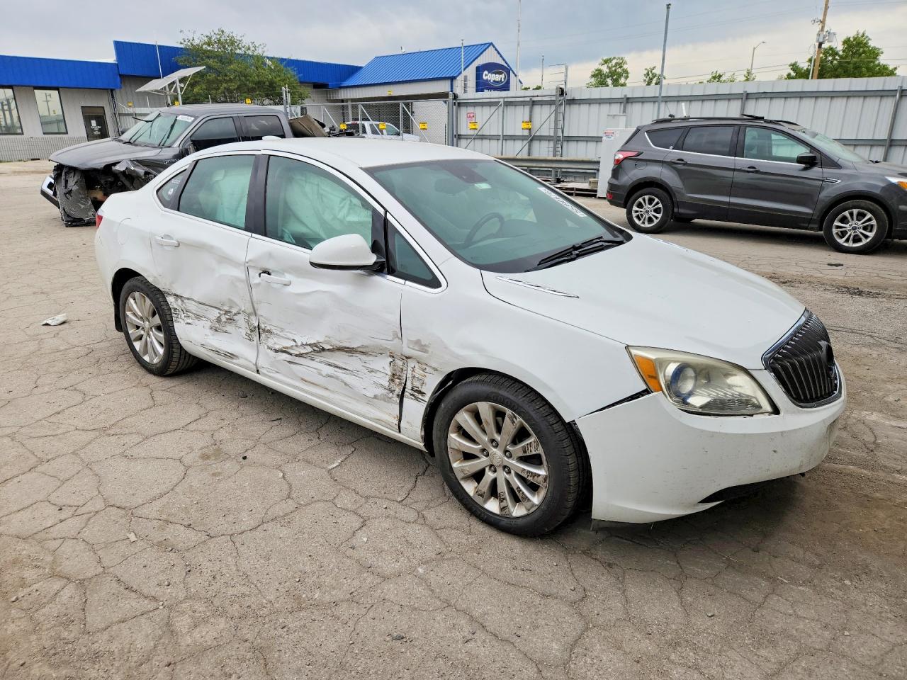 2015 Buick Verano White vin: 1G4PP5SK5F4179347