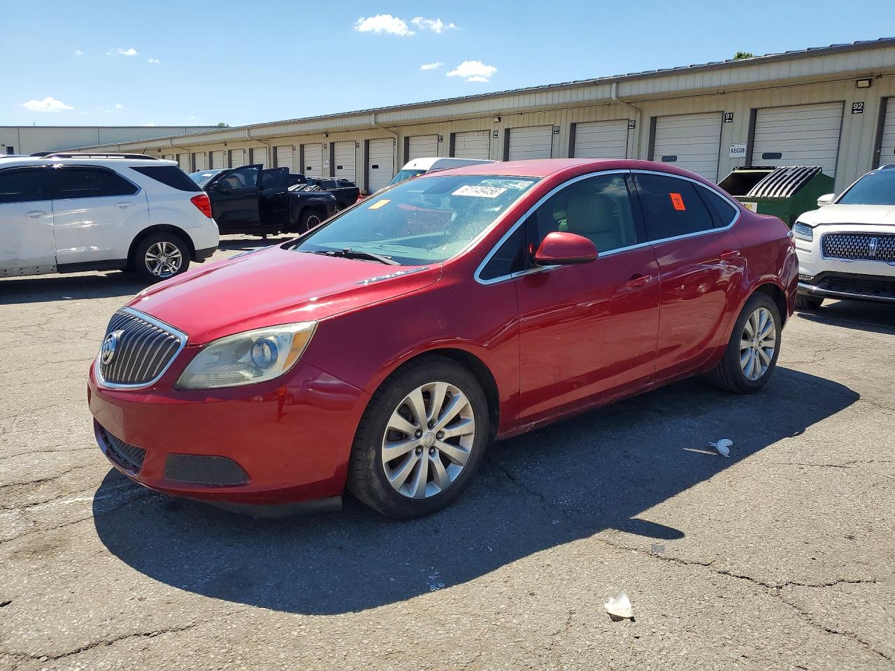 2015 Buick Verano Red vin: 1G4PP5SK5F4196259