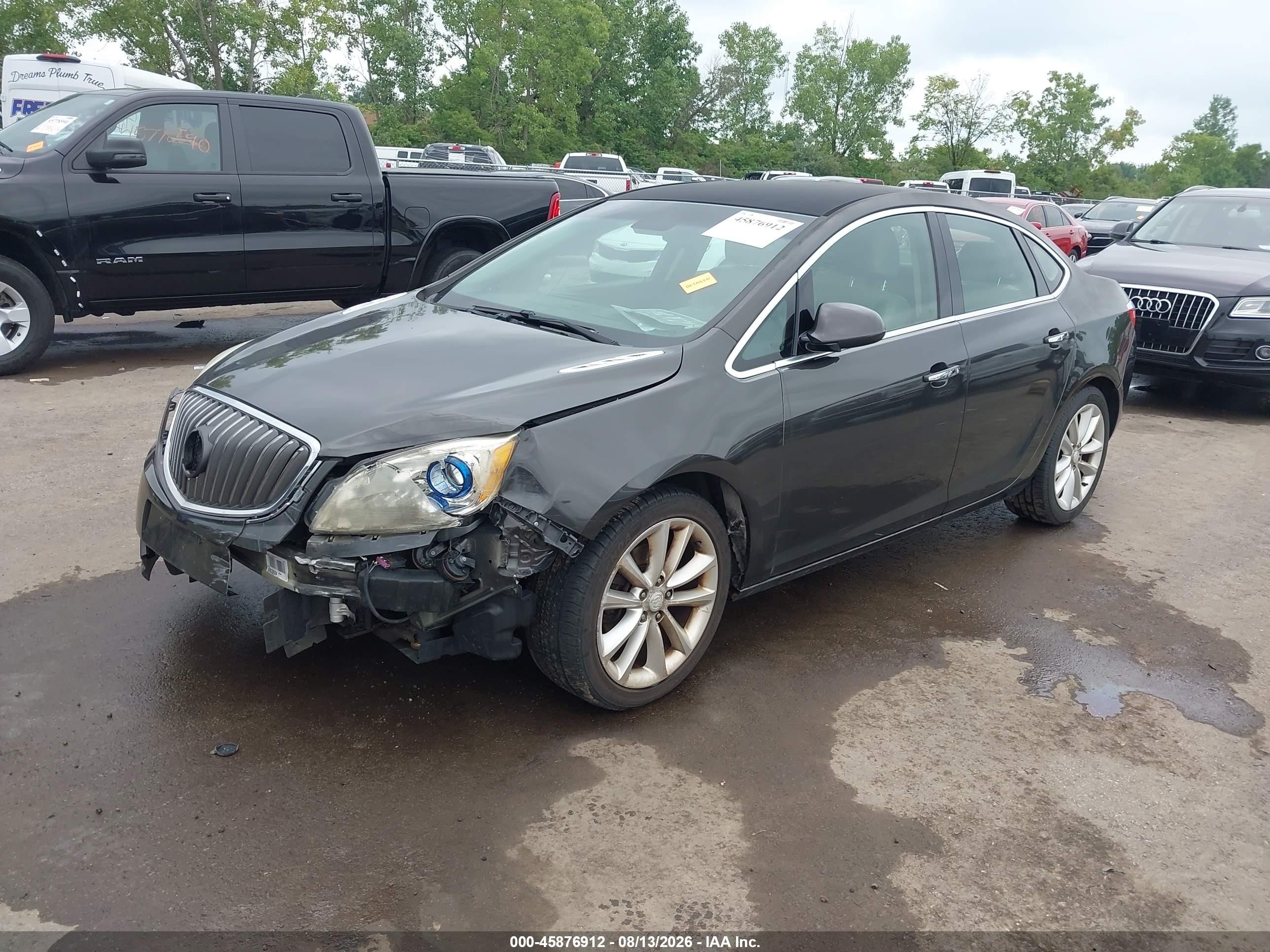 2012 Buick Verano   Gray vin: 1G4PP5SK6C4192104