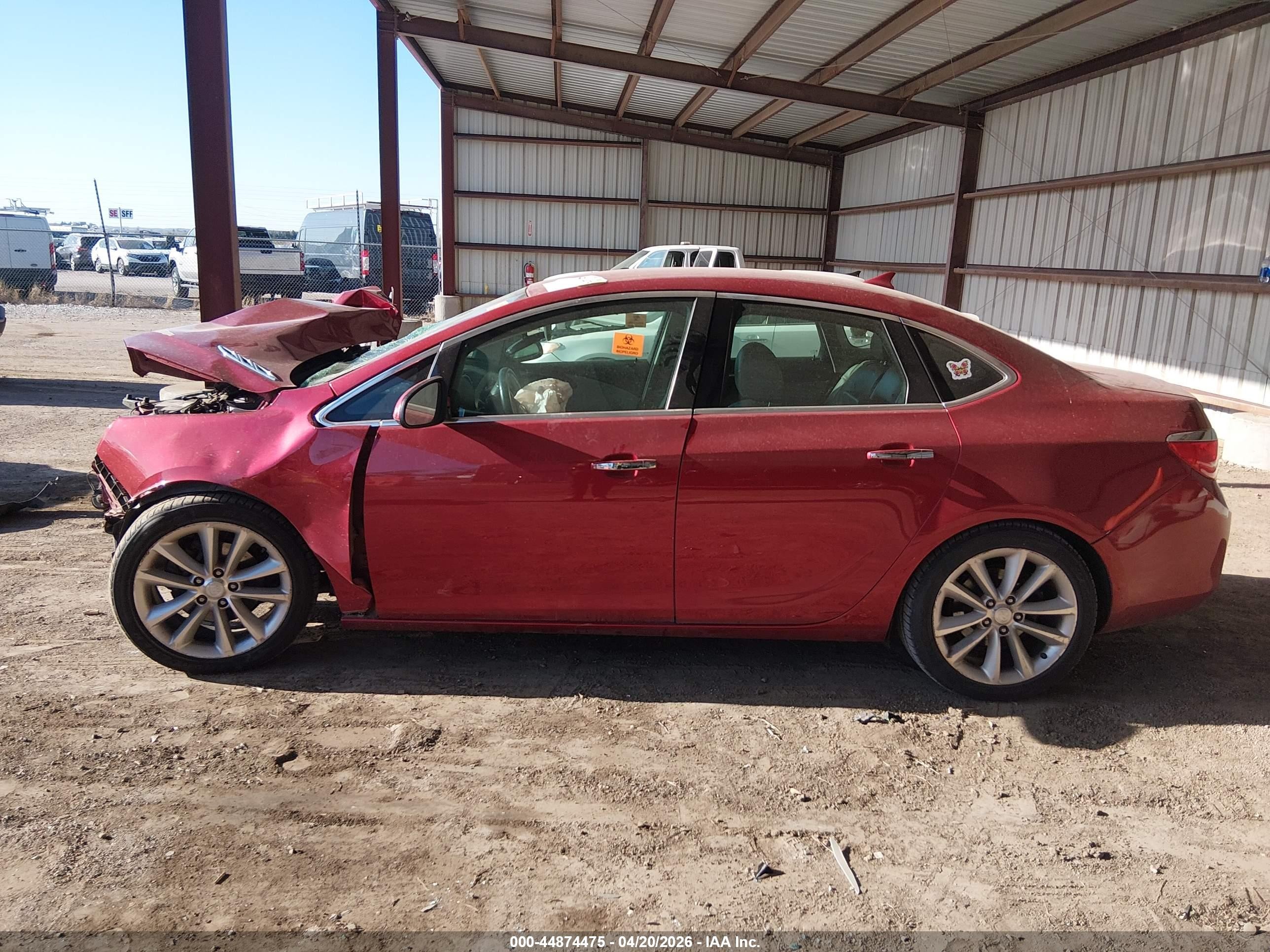 2012 Buick Verano   Red vin: 1G4PP5SK6C4210682