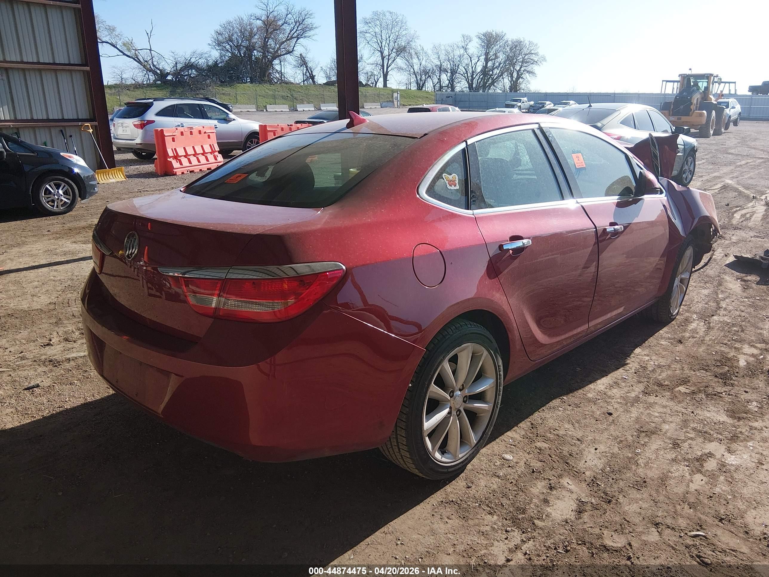 2012 Buick Verano   Red vin: 1G4PP5SK6C4210682