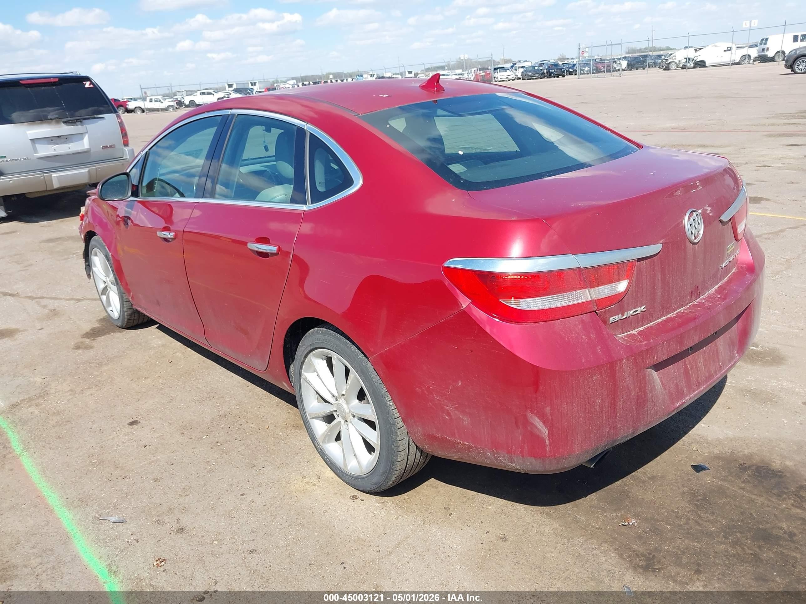 2012 Buick Verano   Red vin: 1G4PP5SK6C4222248
