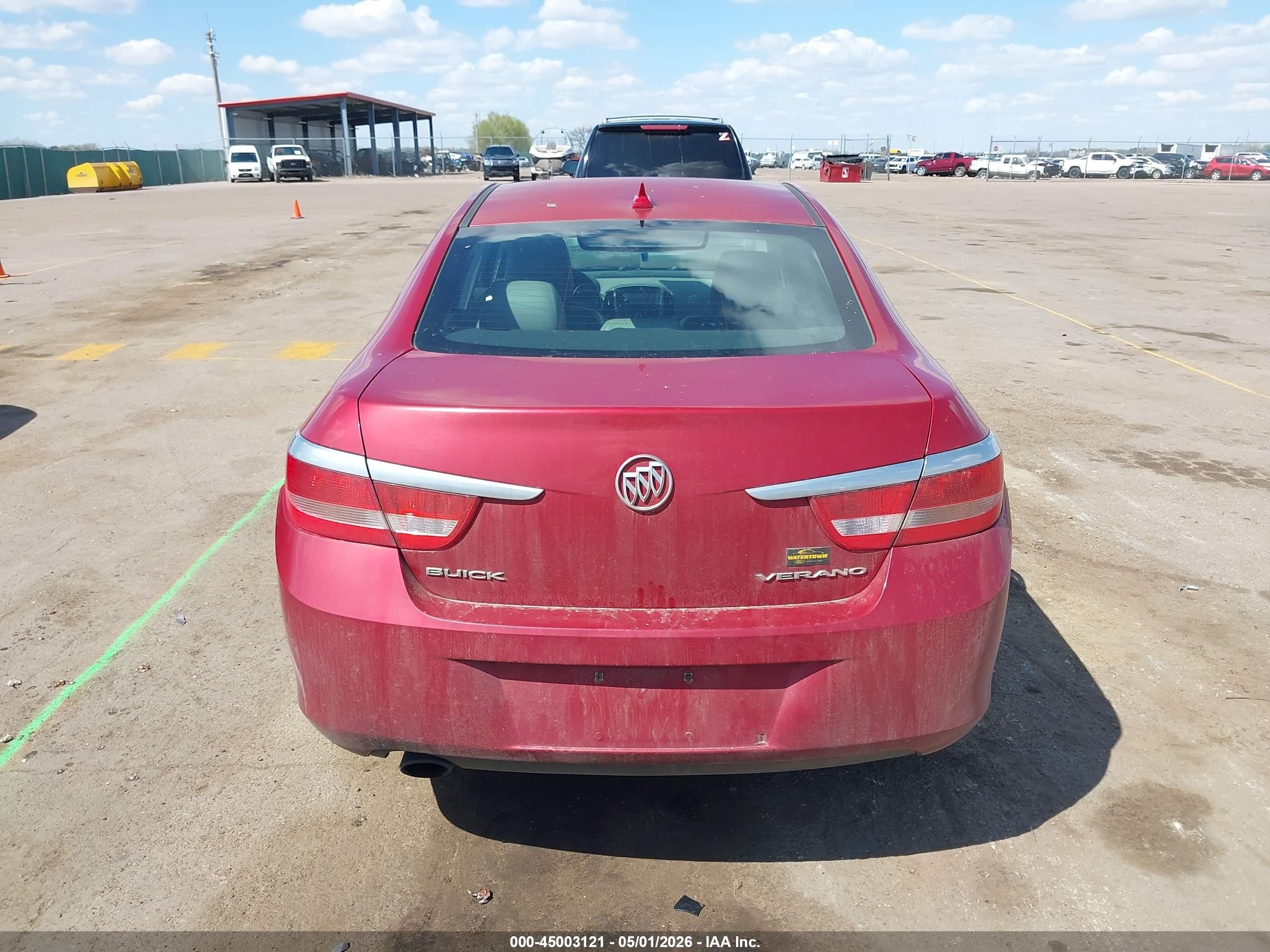 2012 Buick Verano   Red vin: 1G4PP5SK6C4222248