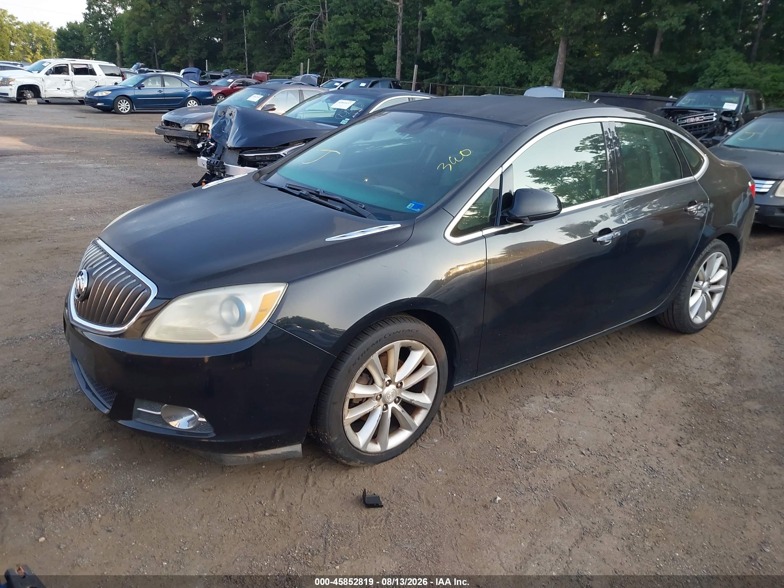 2013 Buick Verano Black vin: 1G4PP5SK6D4160111