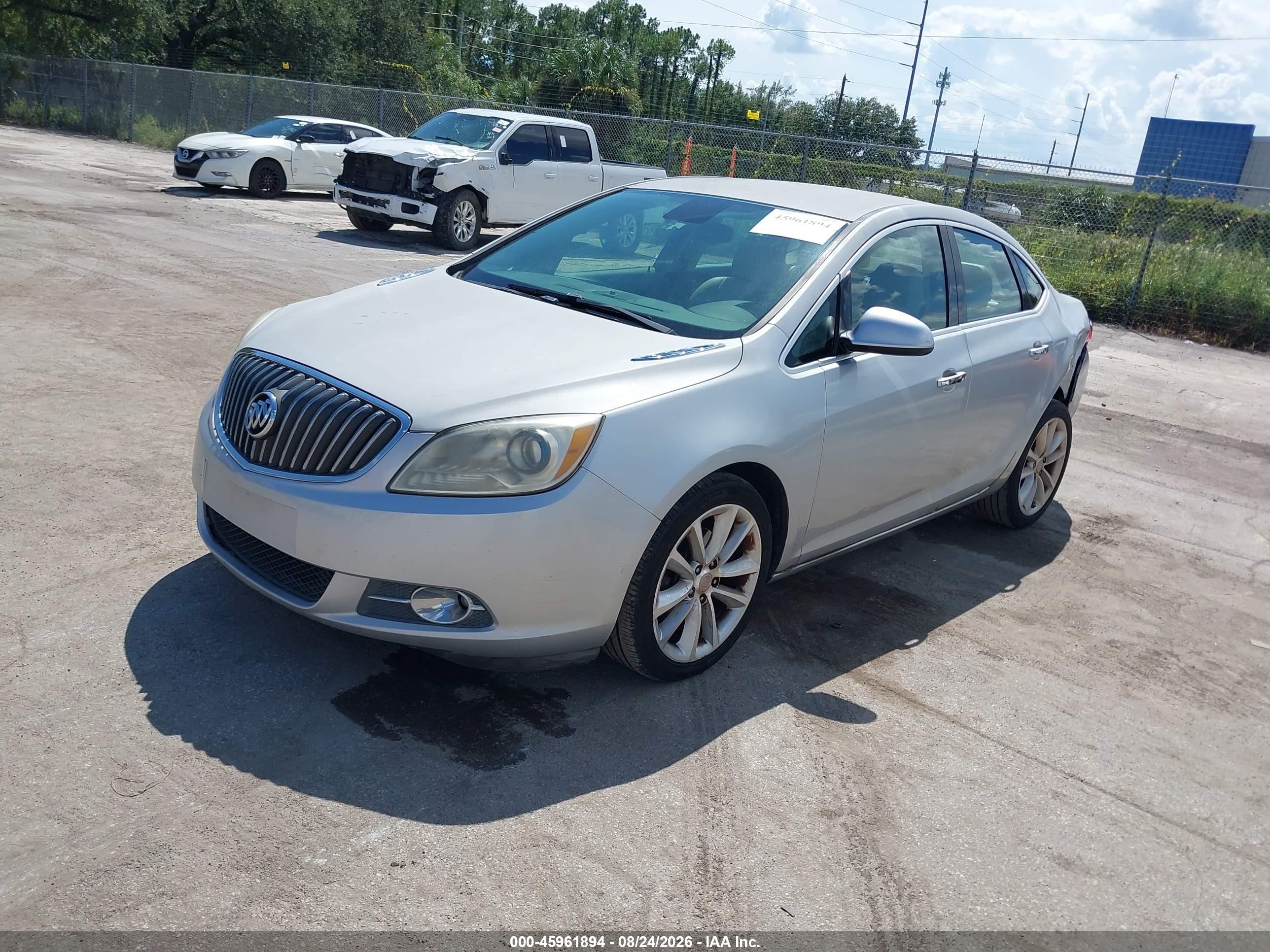 2013 Buick Verano   Silver vin: 1G4PP5SK6D4230819