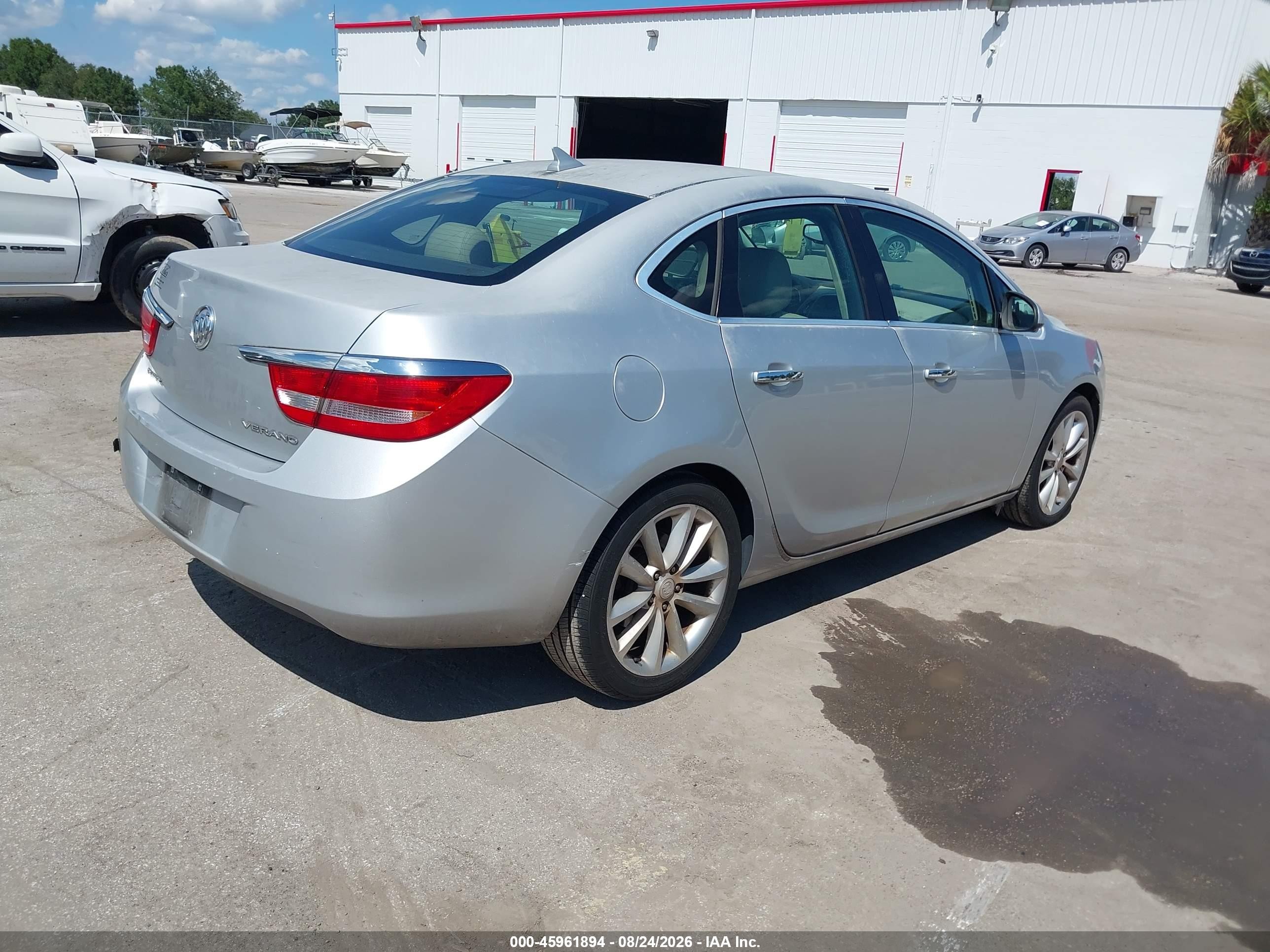 2013 Buick Verano   Silver vin: 1G4PP5SK6D4230819