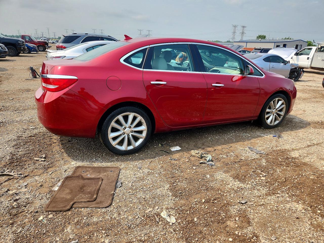 2013 Buick Verano Красный vin: 1G4PP5SK6D4248219