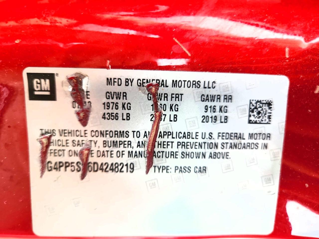 2013 Buick Verano Красный vin: 1G4PP5SK6D4248219