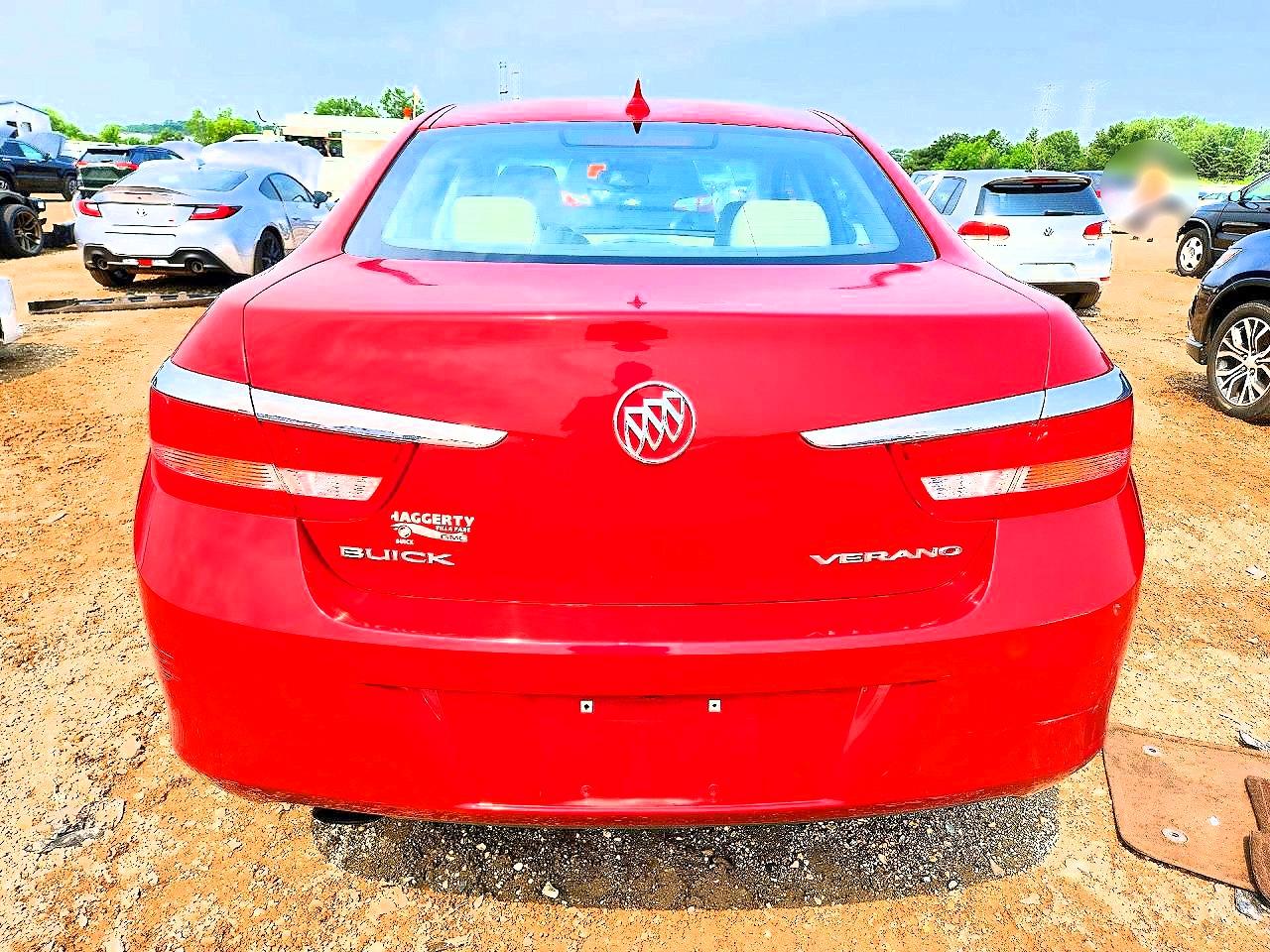2013 Buick Verano Красный vin: 1G4PP5SK6D4248219
