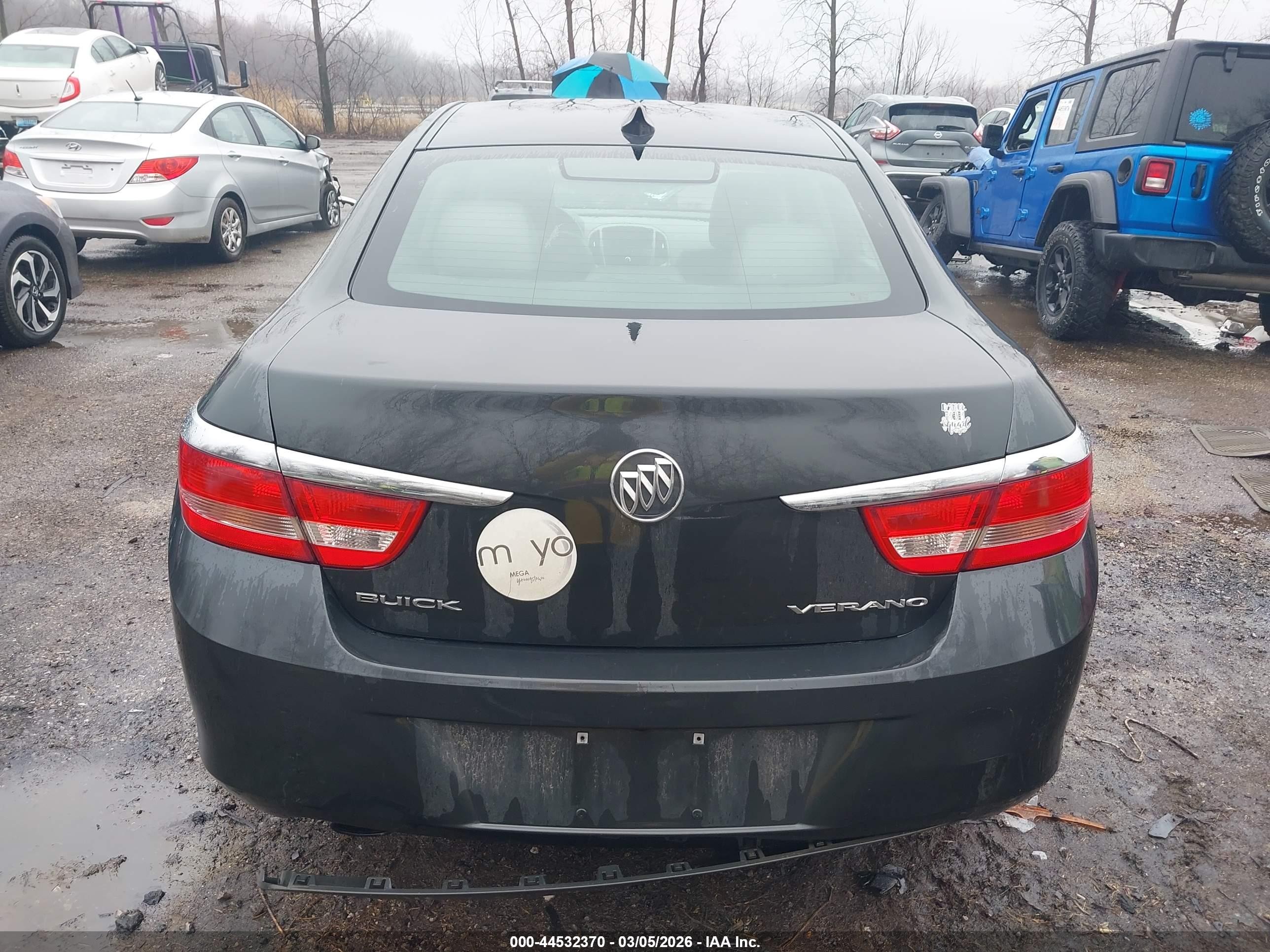 2015 Buick Verano   Серый vin: 1G4PP5SK6F4137947