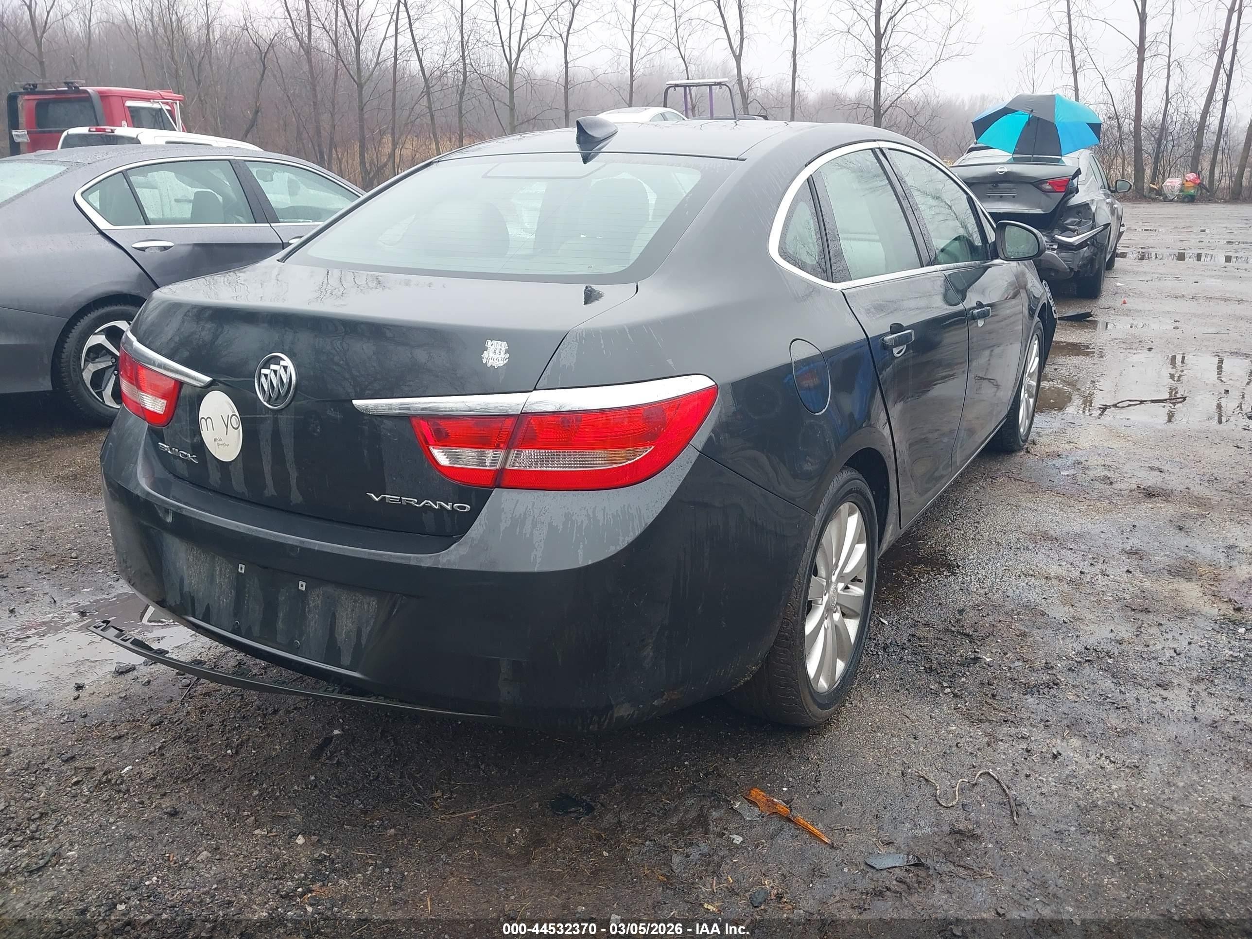 2015 Buick Verano   Серый vin: 1G4PP5SK6F4137947