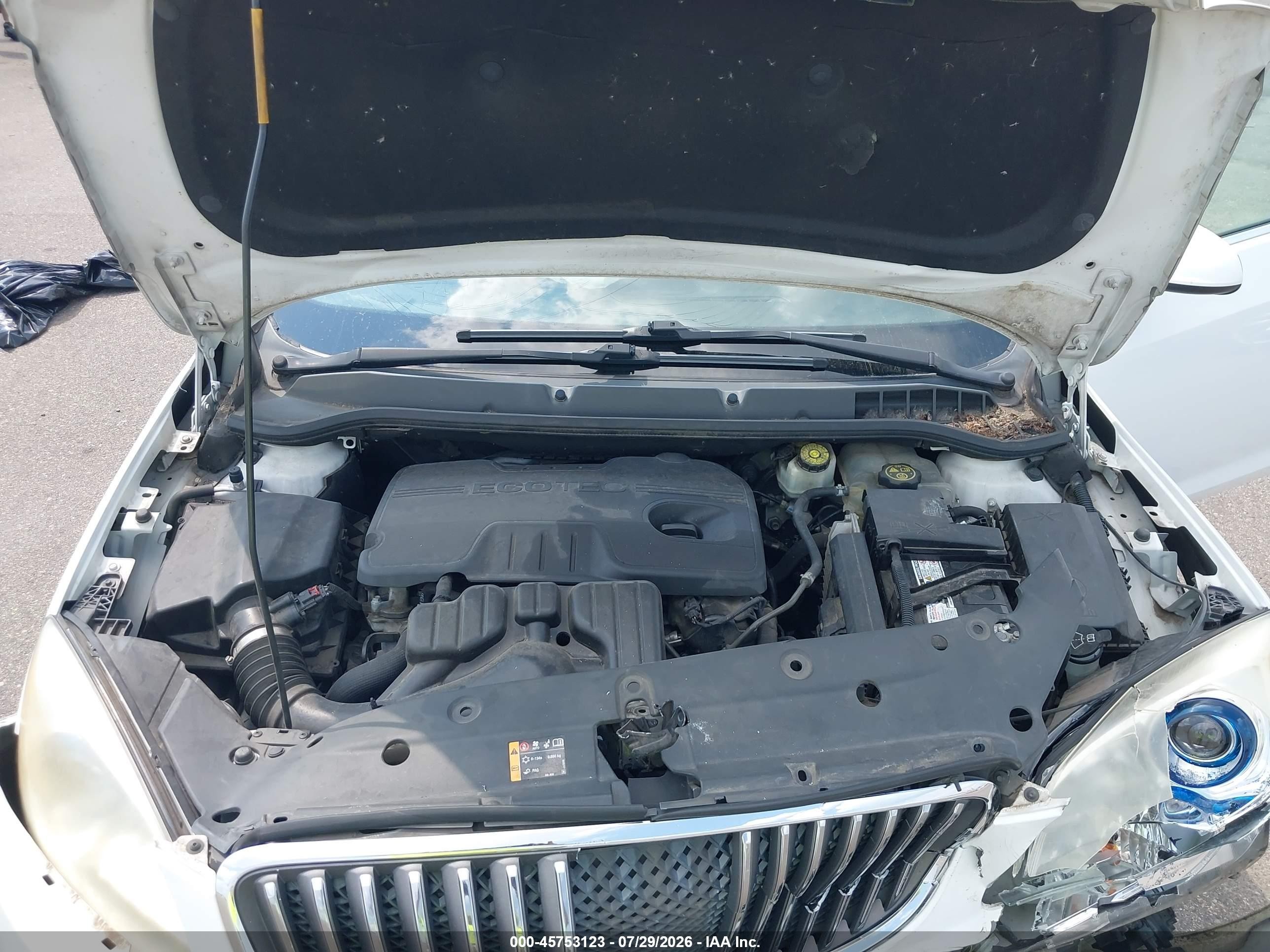 2015 Buick Verano   White vin: 1G4PP5SK6F4142176