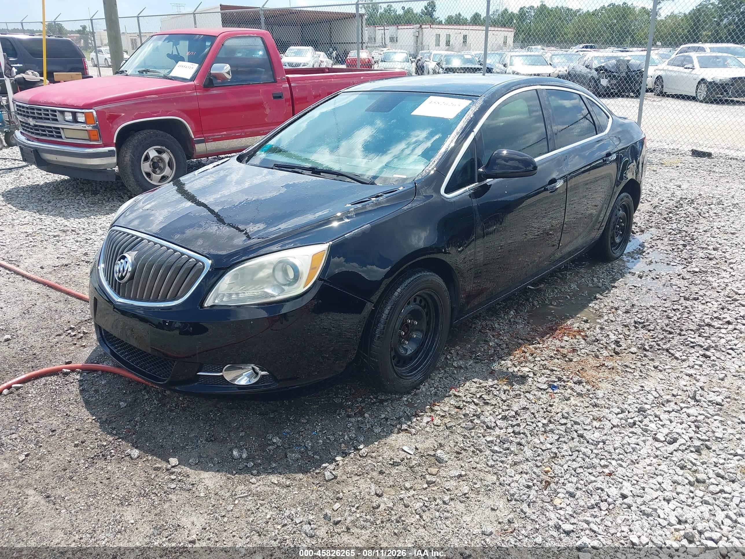 2012 Buick Verano   Black vin: 1G4PP5SK7C4157216