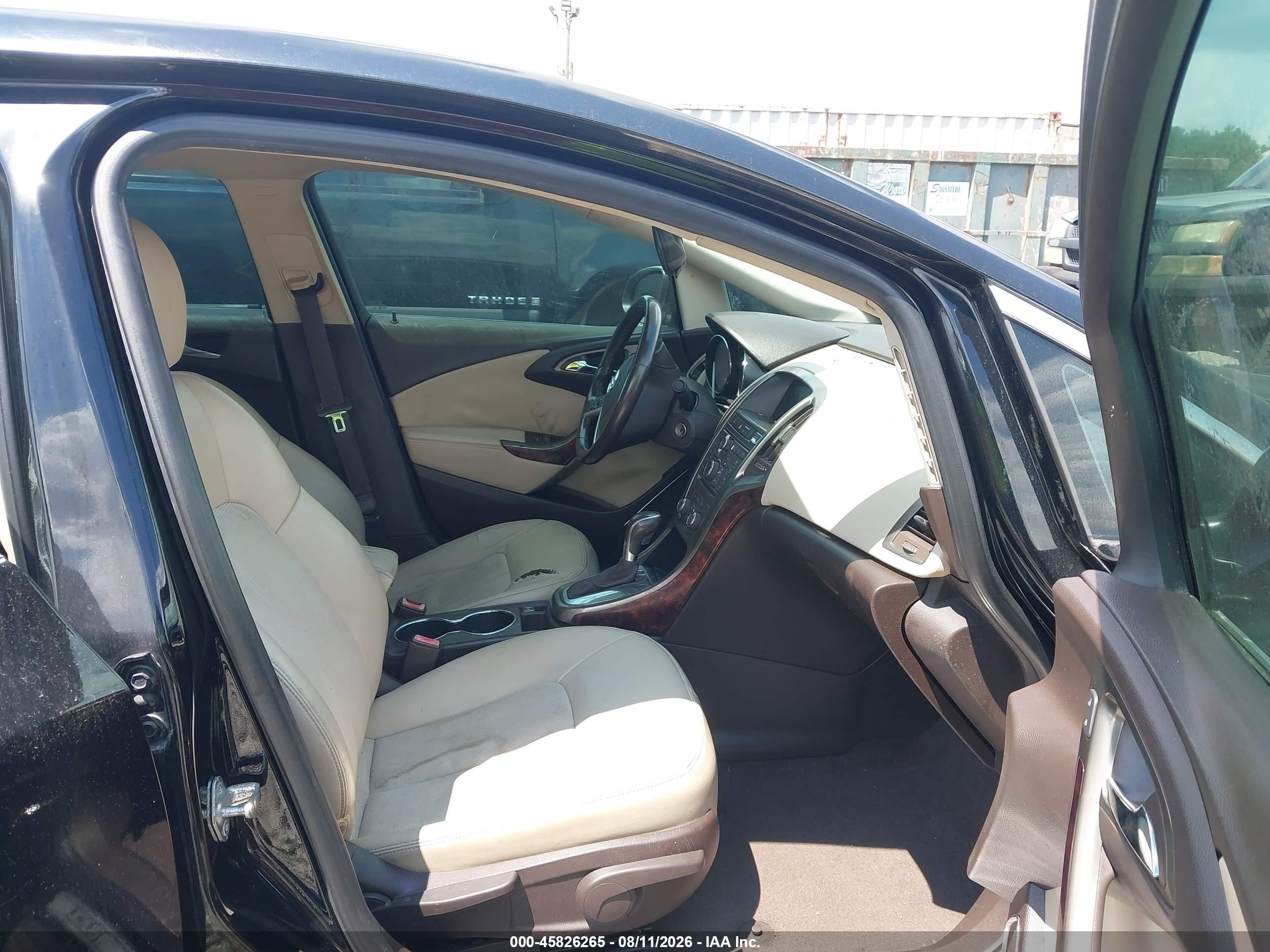 2012 Buick Verano   Black vin: 1G4PP5SK7C4157216