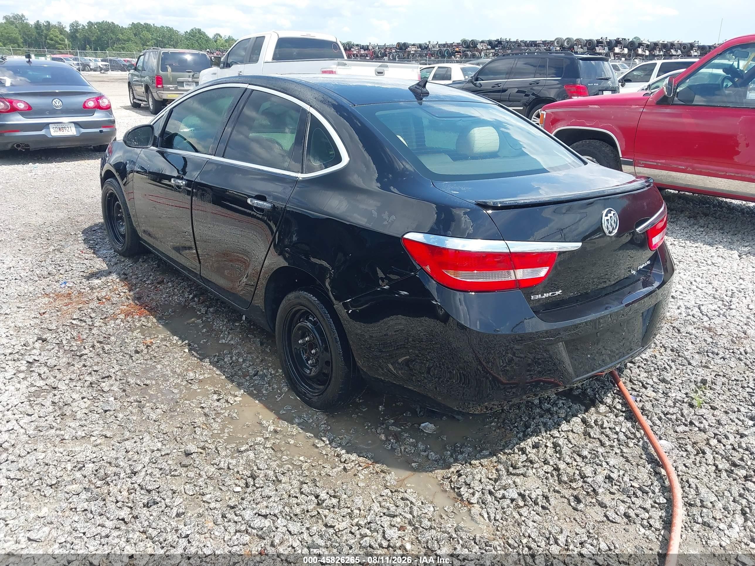 2012 Buick Verano   Black vin: 1G4PP5SK7C4157216