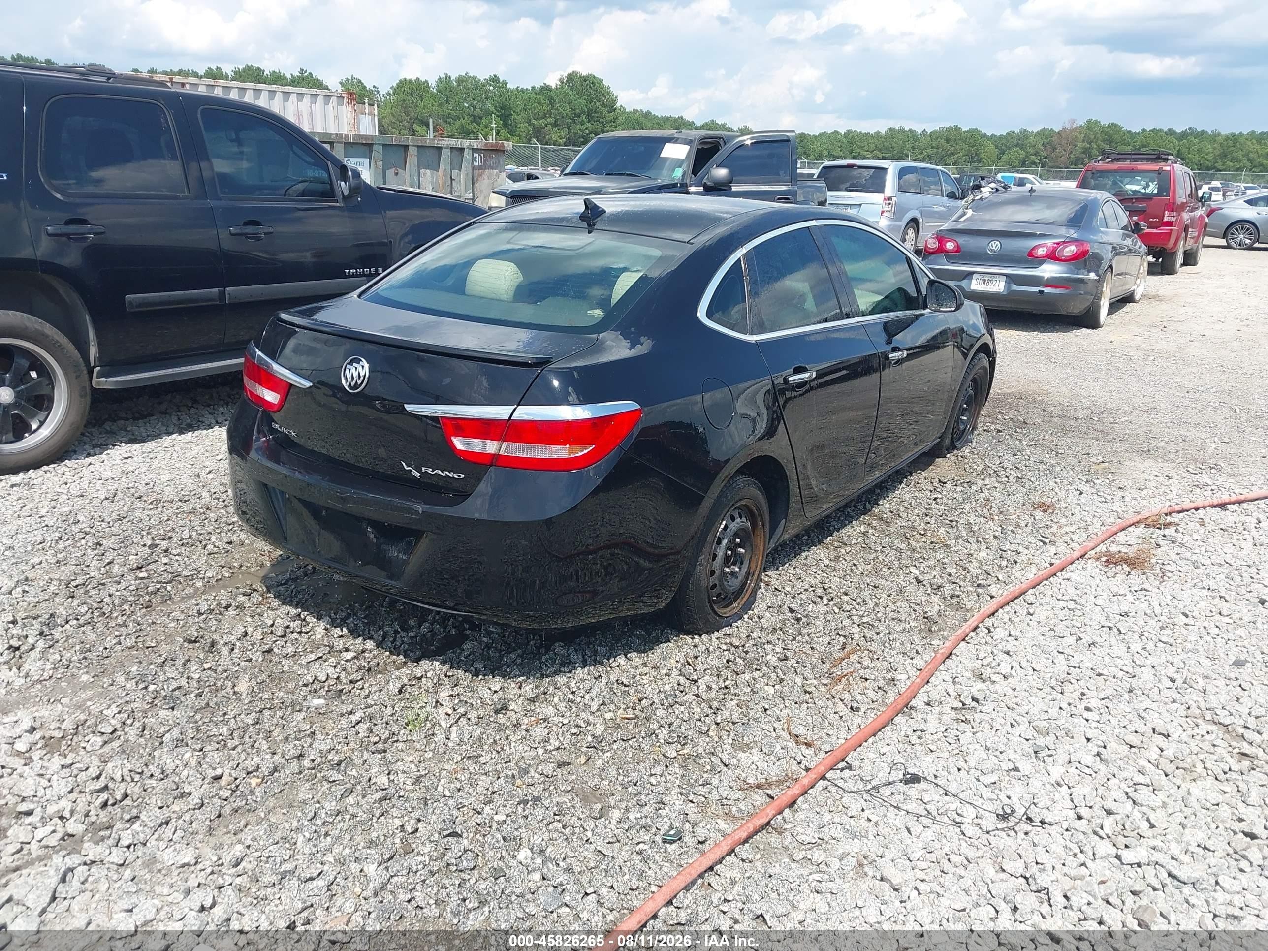 2012 Buick Verano   Black vin: 1G4PP5SK7C4157216
