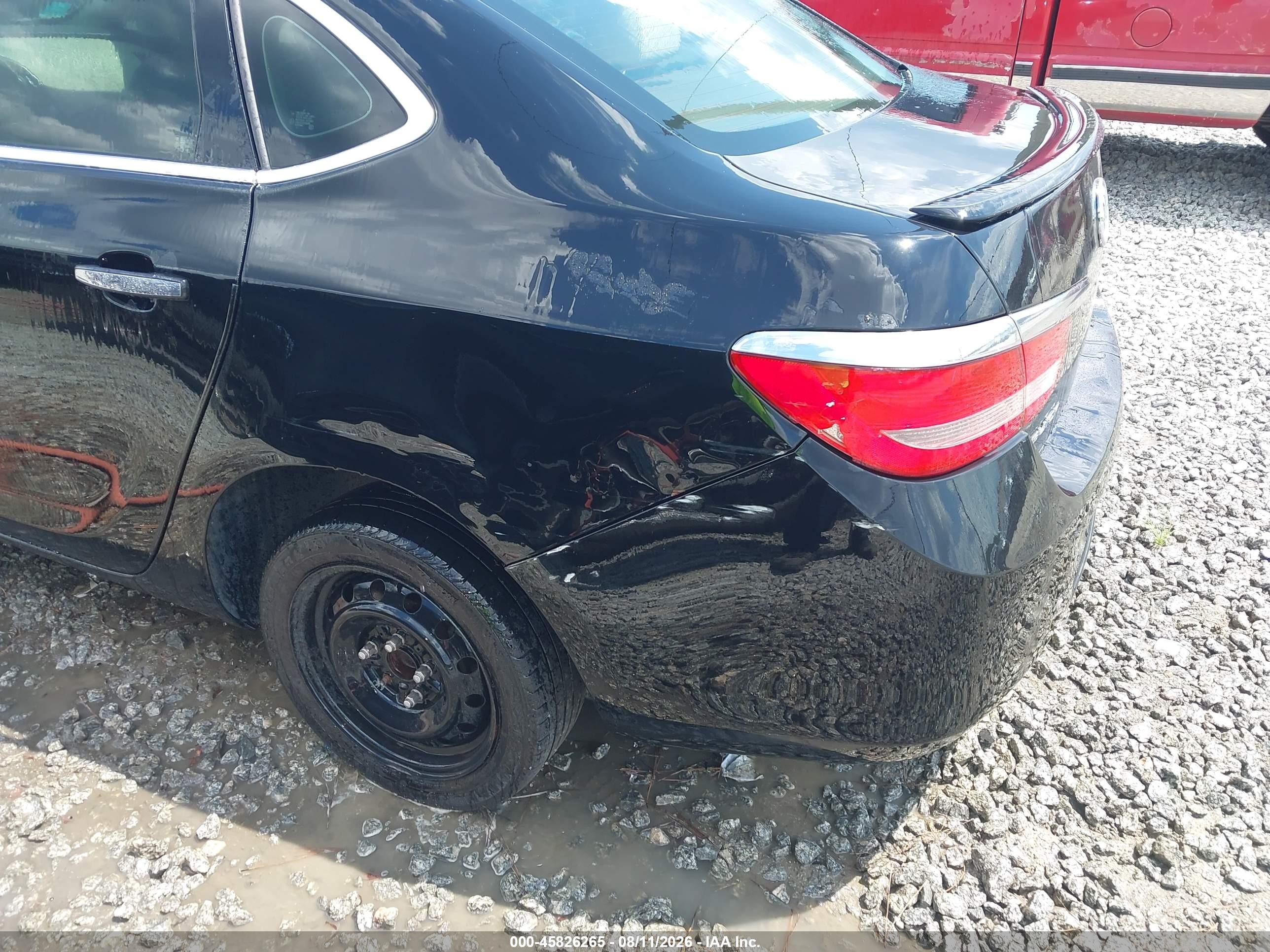 2012 Buick Verano   Black vin: 1G4PP5SK7C4157216