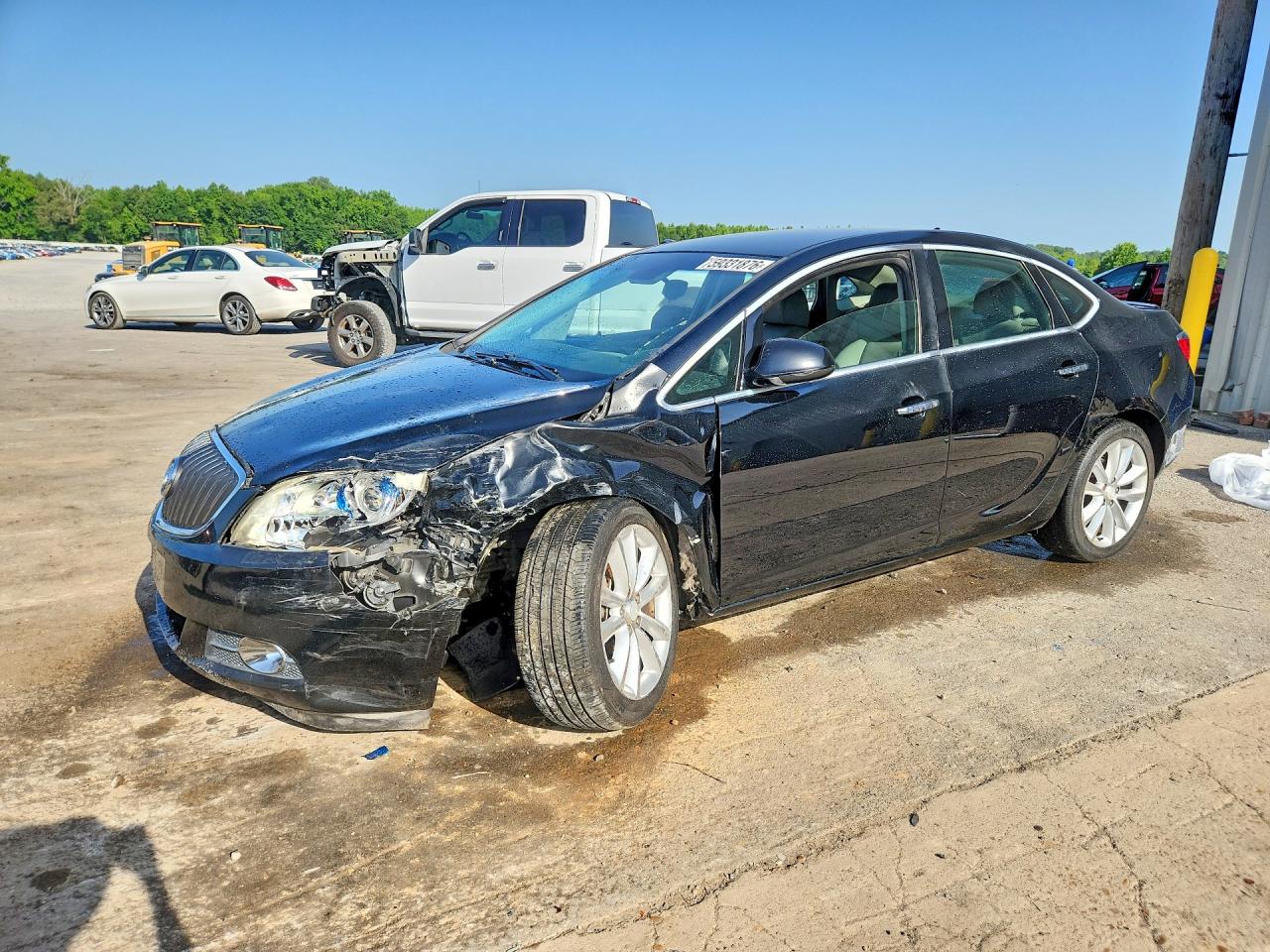 2012 Buick Verano Black vin: 1G4PP5SK7C4206205
