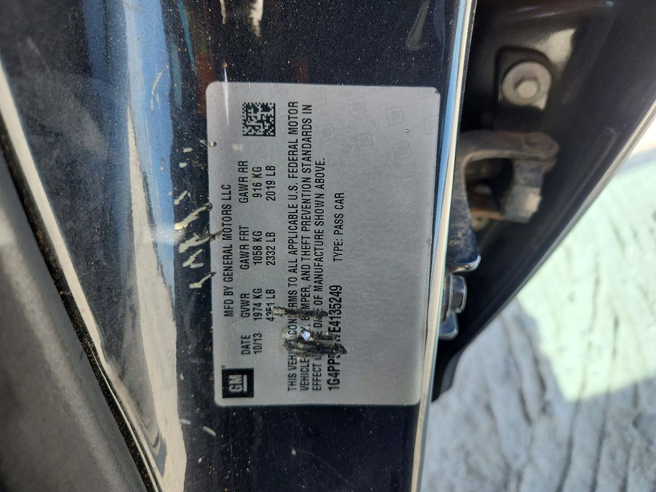 2014 Buick Verano Gray vin: 1G4PP5SK7E4135249