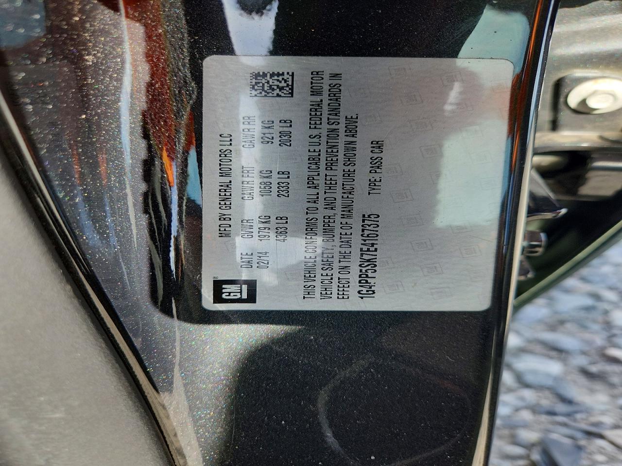 2014 Buick Verano Gray vin: 1G4PP5SK7E4167375