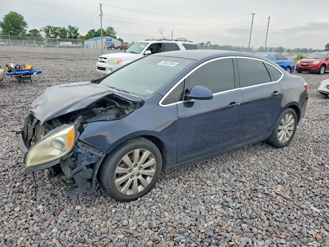 2015 Buick Verano Blue vin: 1G4PP5SK7F4132076