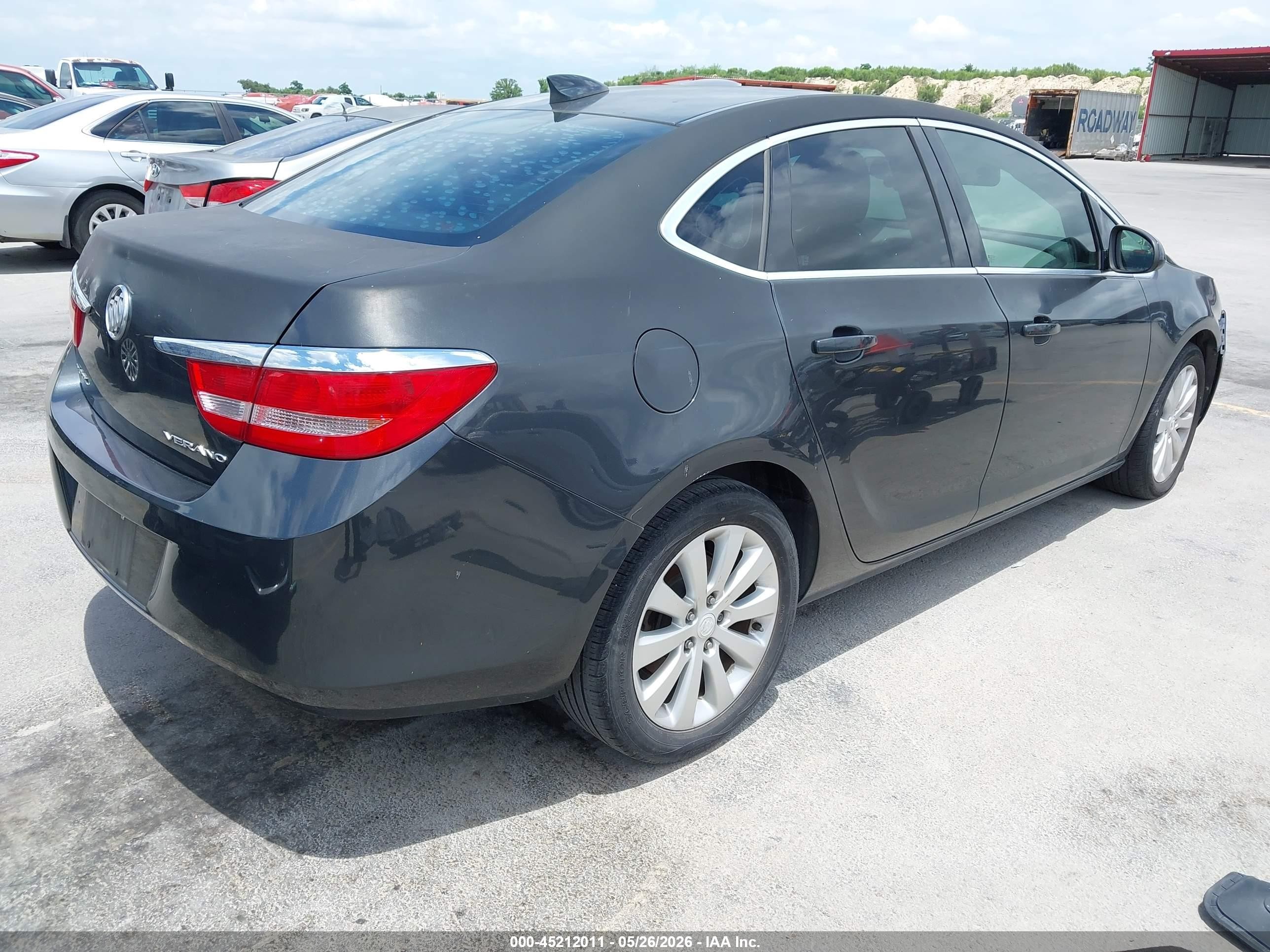 2015 Buick Verano   Black vin: 1G4PP5SK7F4200778