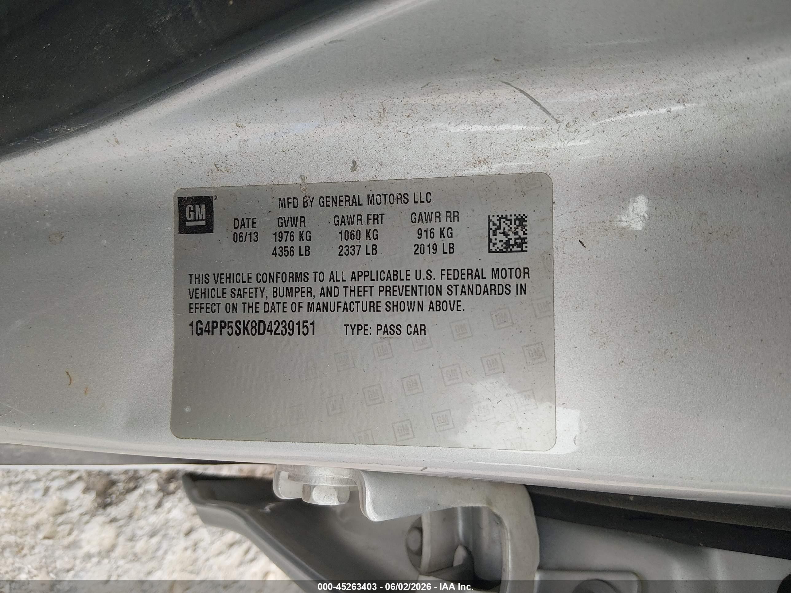 2013 Buick Verano   Silver vin: 1G4PP5SK8D4239151