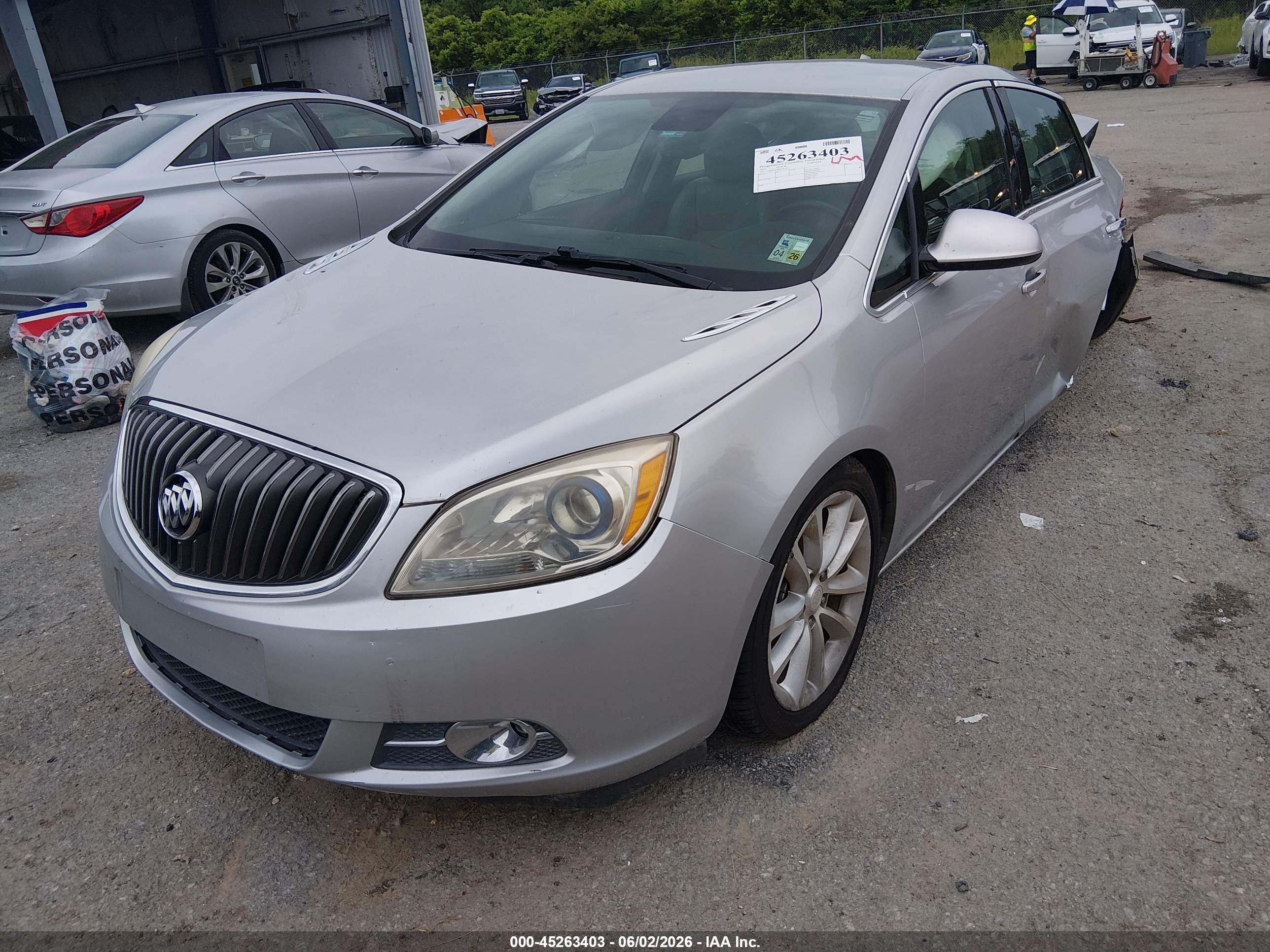 2013 Buick Verano   Silver vin: 1G4PP5SK8D4239151