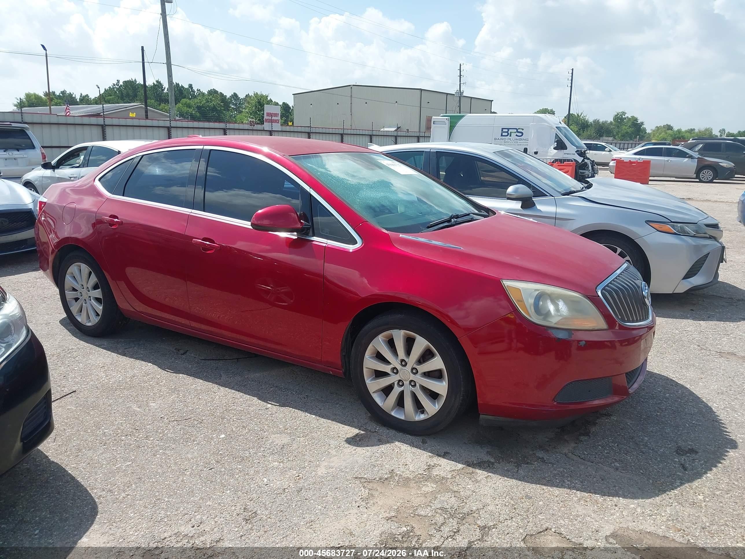 2015 Buick Verano   Burgundy vin: 1G4PP5SK8F4145368