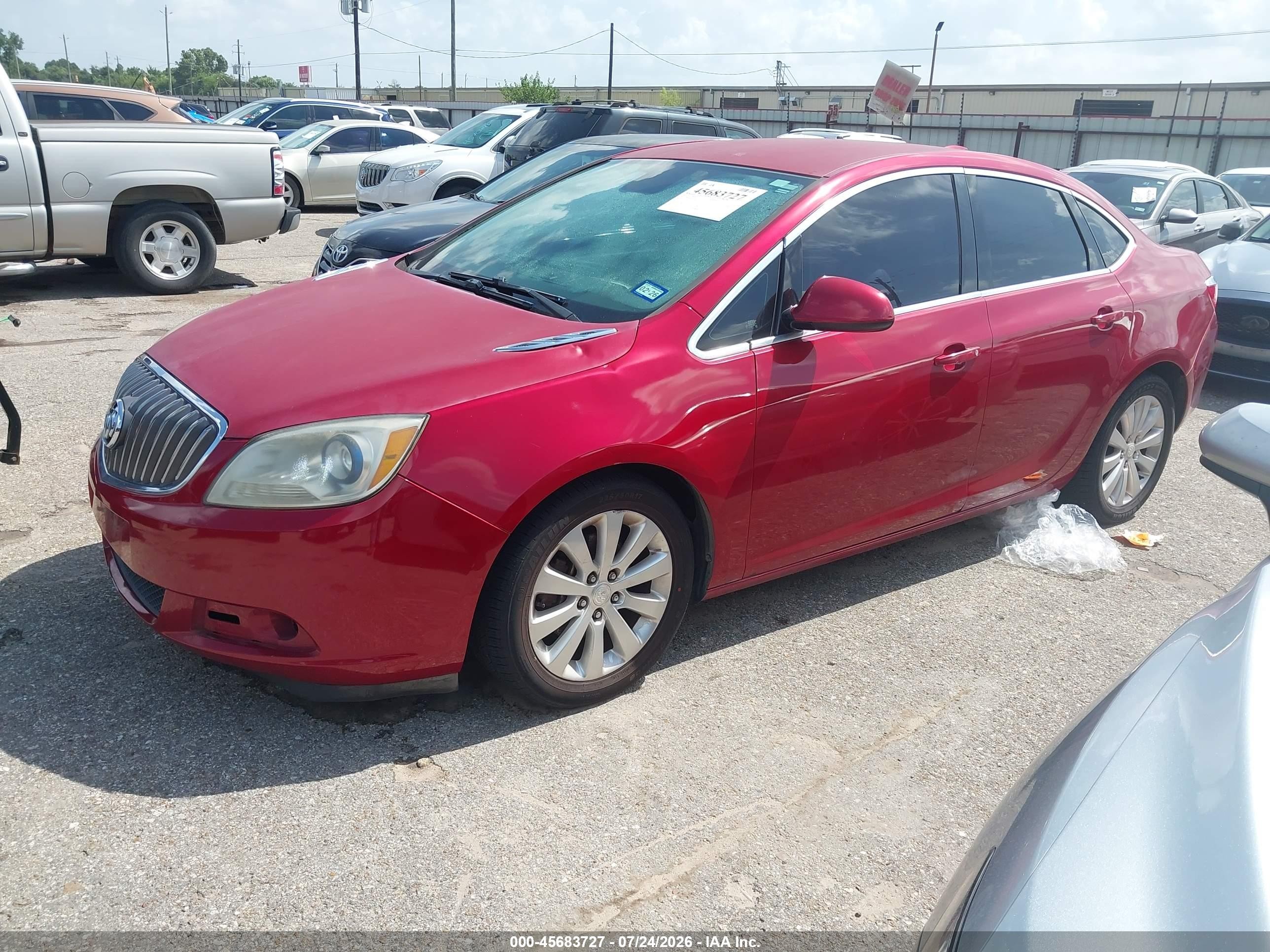 2015 Buick Verano   Burgundy vin: 1G4PP5SK8F4145368