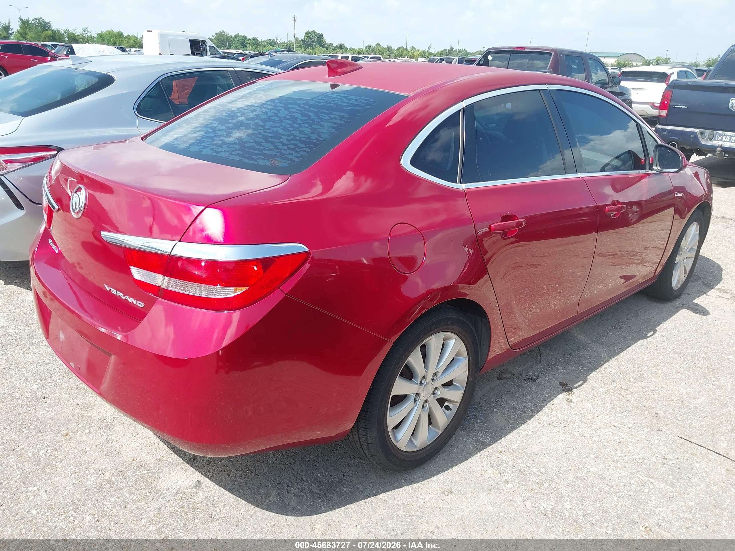 2015 Buick Verano   Burgundy vin: 1G4PP5SK8F4145368