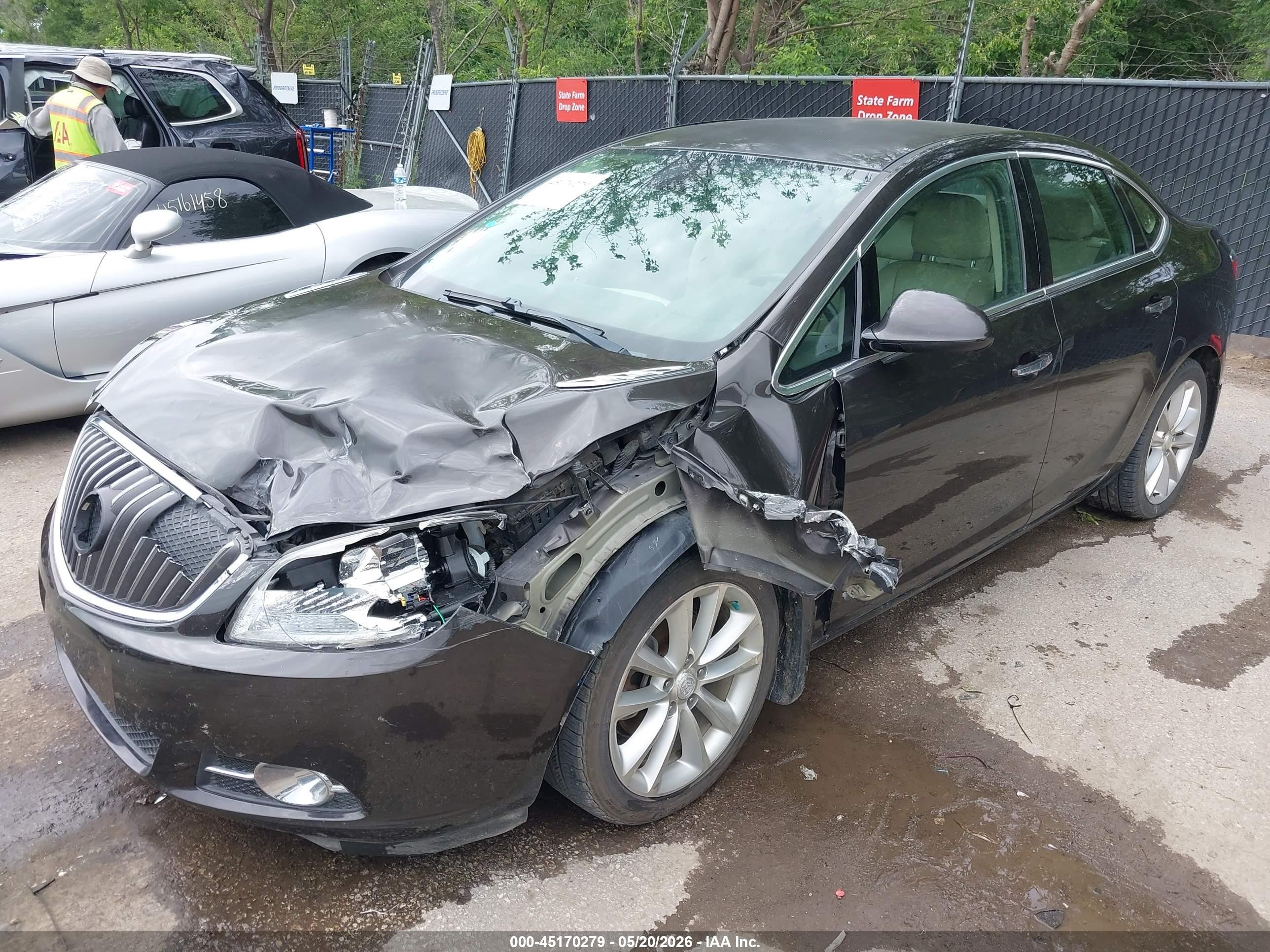 2012 Buick Verano   Brown vin: 1G4PP5SK9C4232109