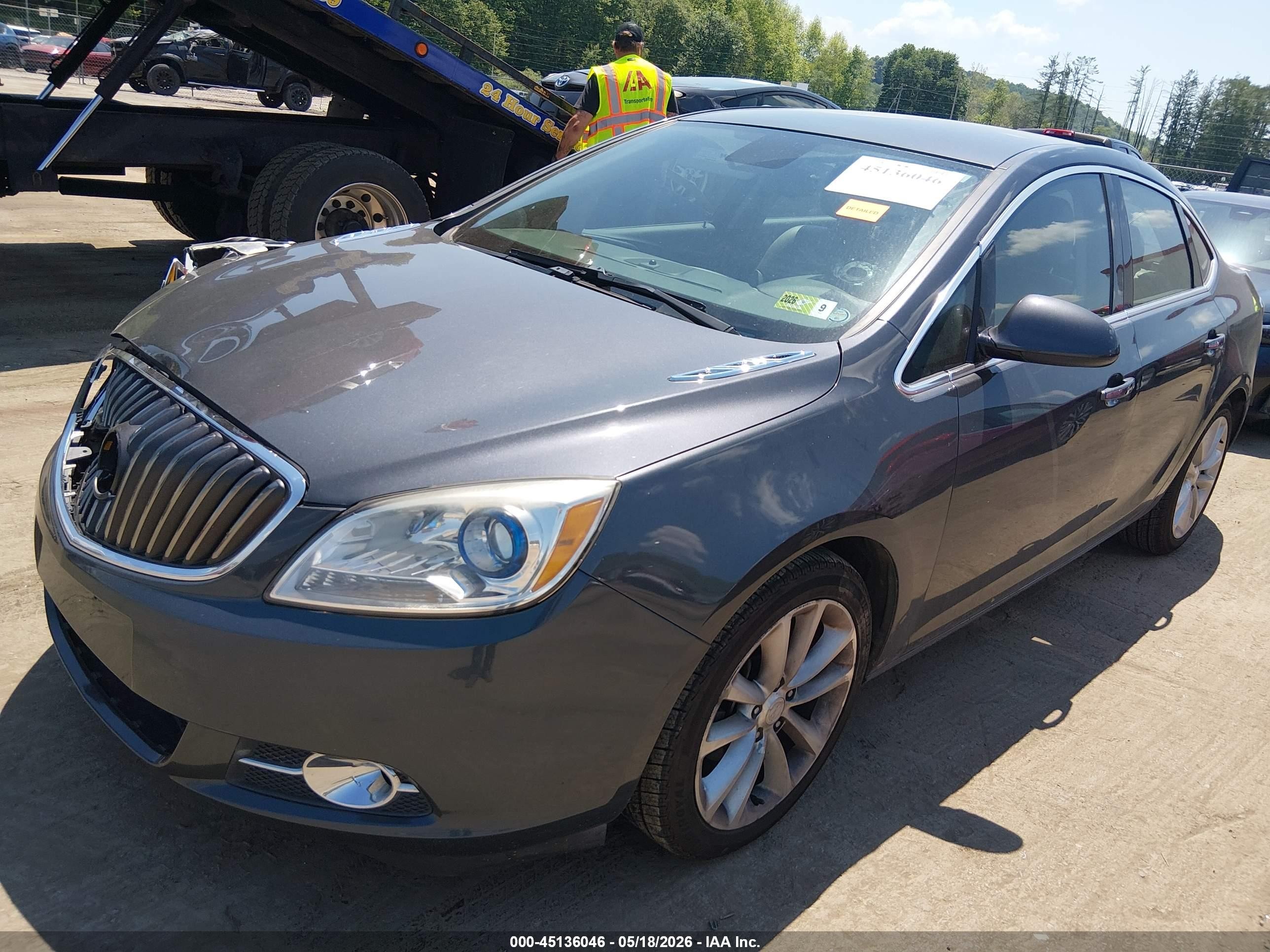 2013 Buick Verano   Gray vin: 1G4PP5SK9D4100467