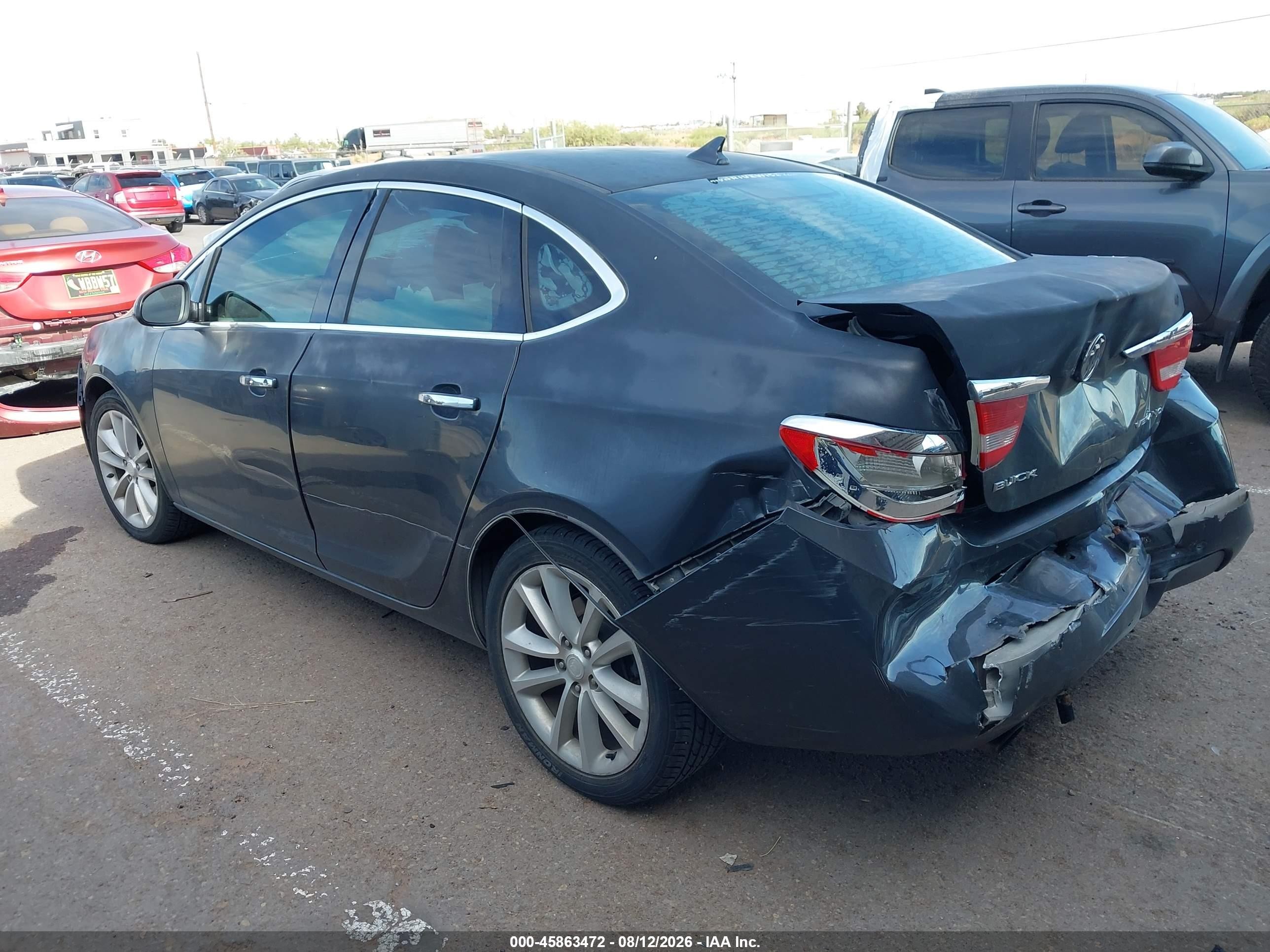 2013 Buick Verano   Gray vin: 1G4PP5SK9D4165965