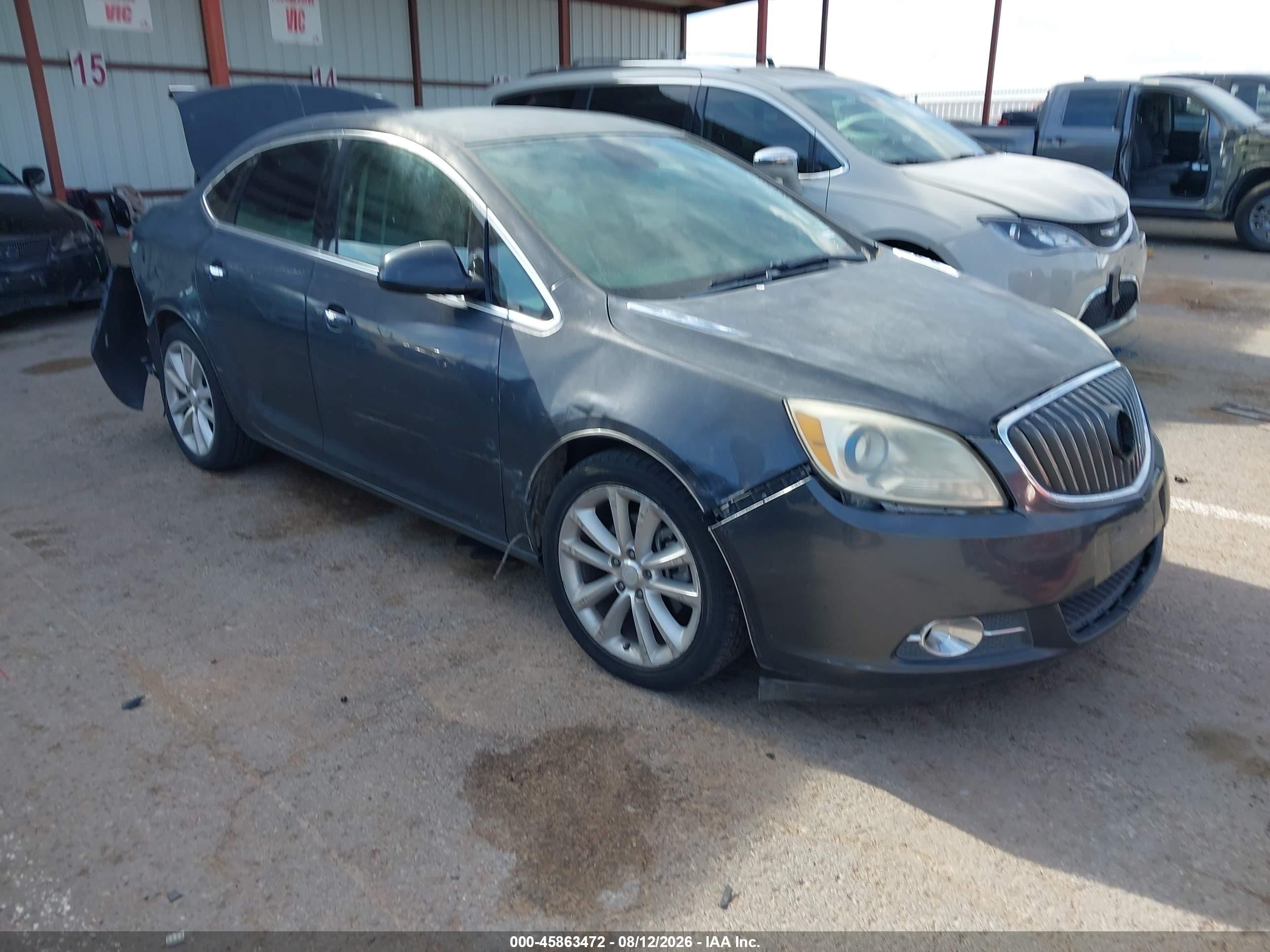 2013 Buick Verano   Gray vin: 1G4PP5SK9D4165965