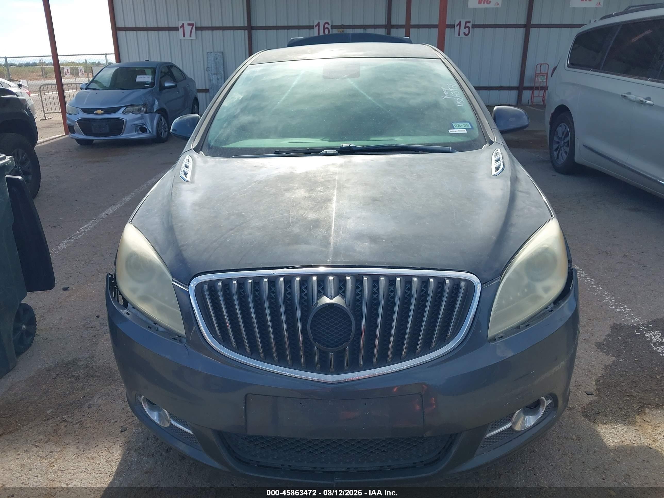 2013 Buick Verano   Gray vin: 1G4PP5SK9D4165965