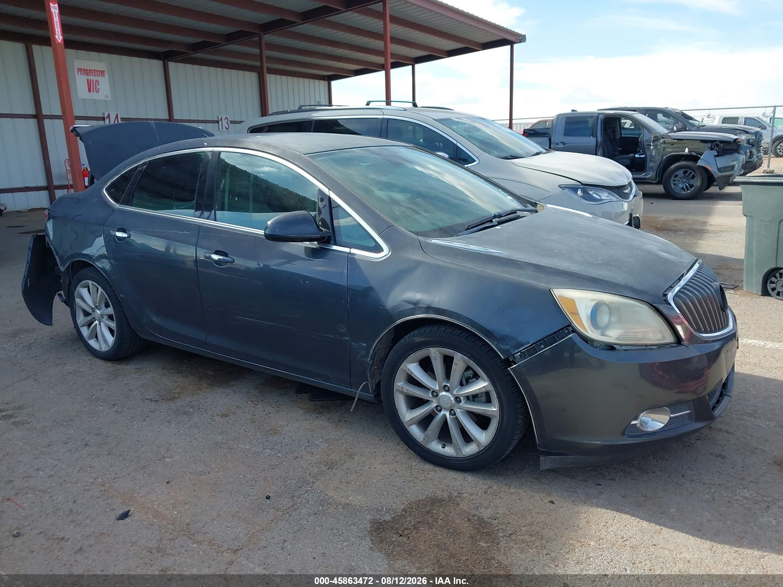 2013 Buick Verano   Gray vin: 1G4PP5SK9D4165965