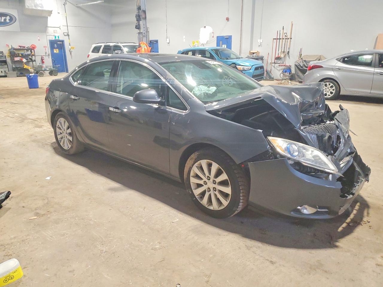 2013 Buick Verano Gray vin: 1G4PP5SK9D4214596