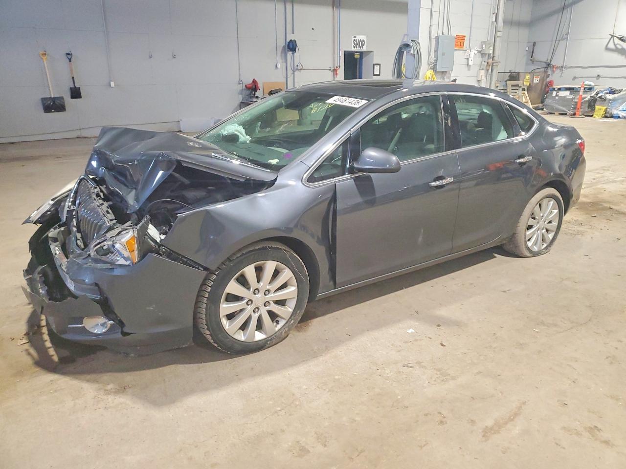 2013 Buick Verano Gray vin: 1G4PP5SK9D4214596