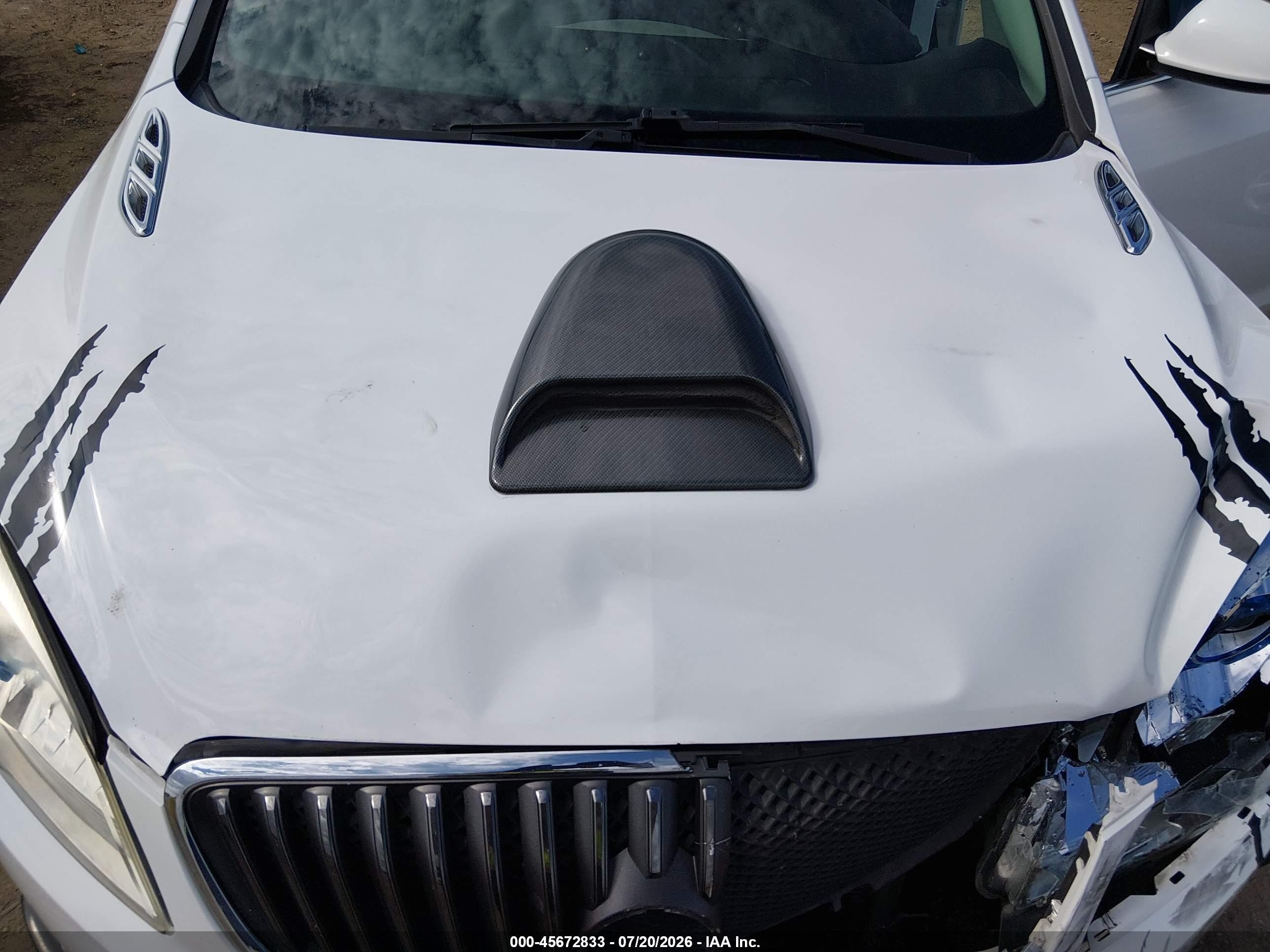 2013 Buick Verano   White vin: 1G4PP5SK9D4255925