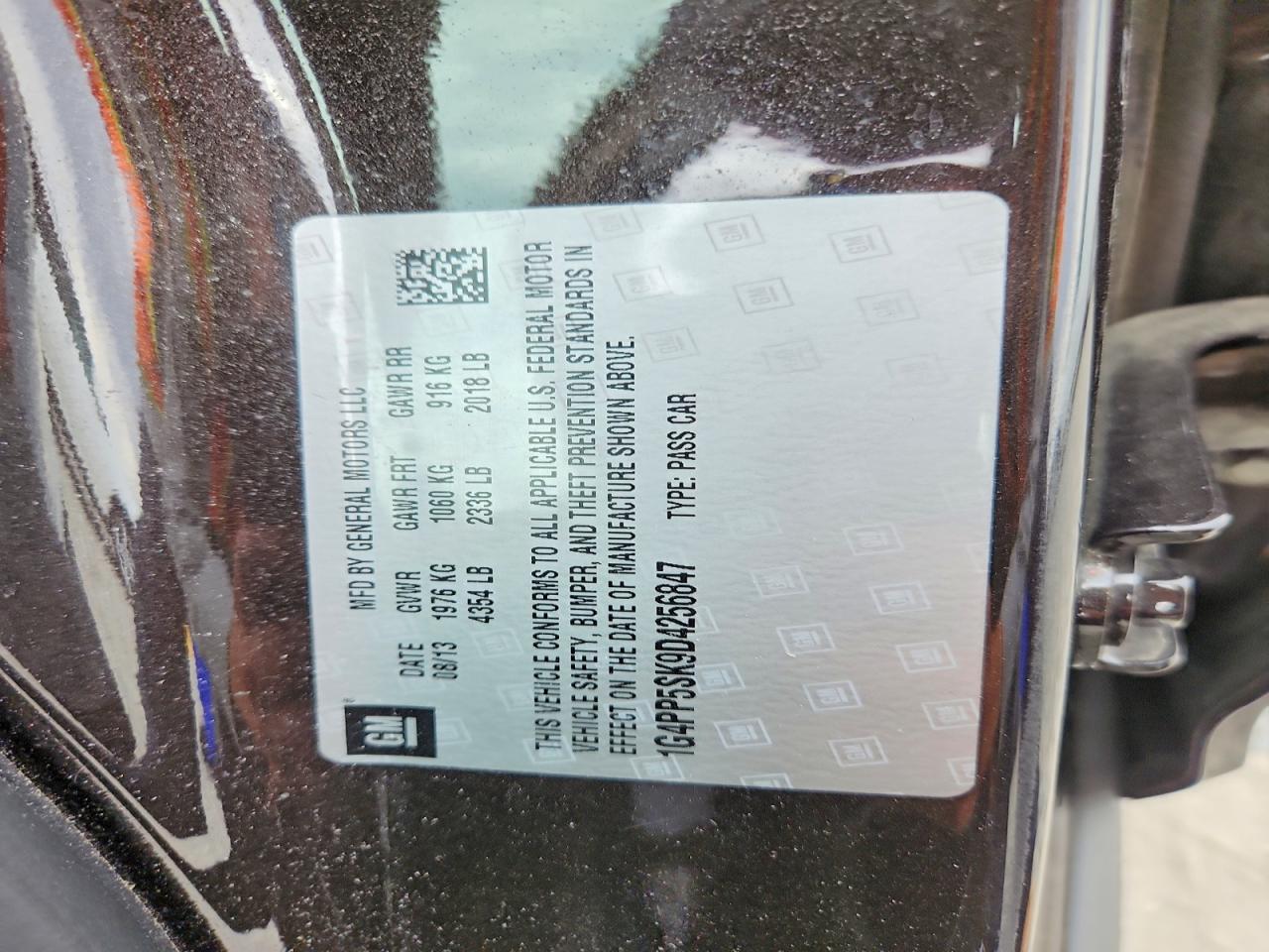 2013 Buick Verano Gray vin: 1G4PP5SK9D4256847
