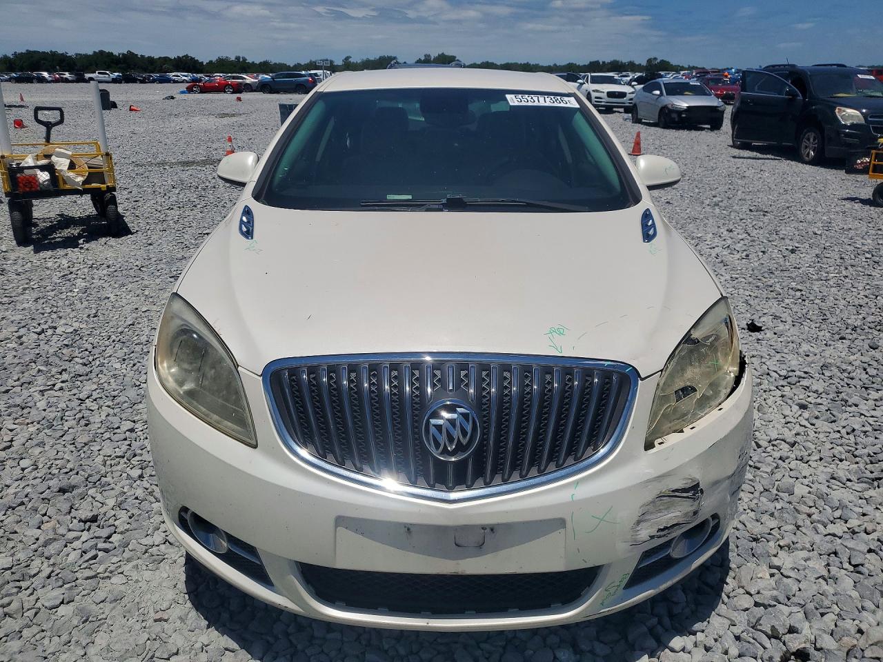 2014 Buick Verano White vin: 1G4PP5SK9E4142252