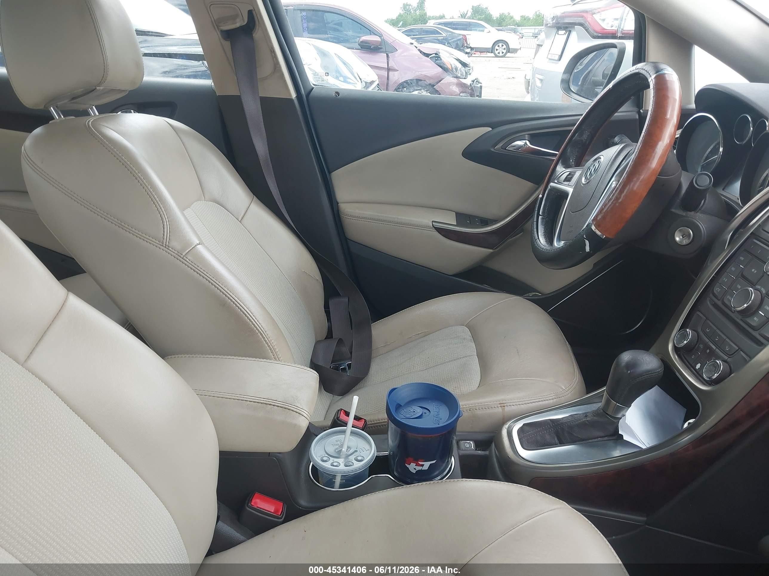 2015 Buick Verano   White vin: 1G4PP5SK9F4127431