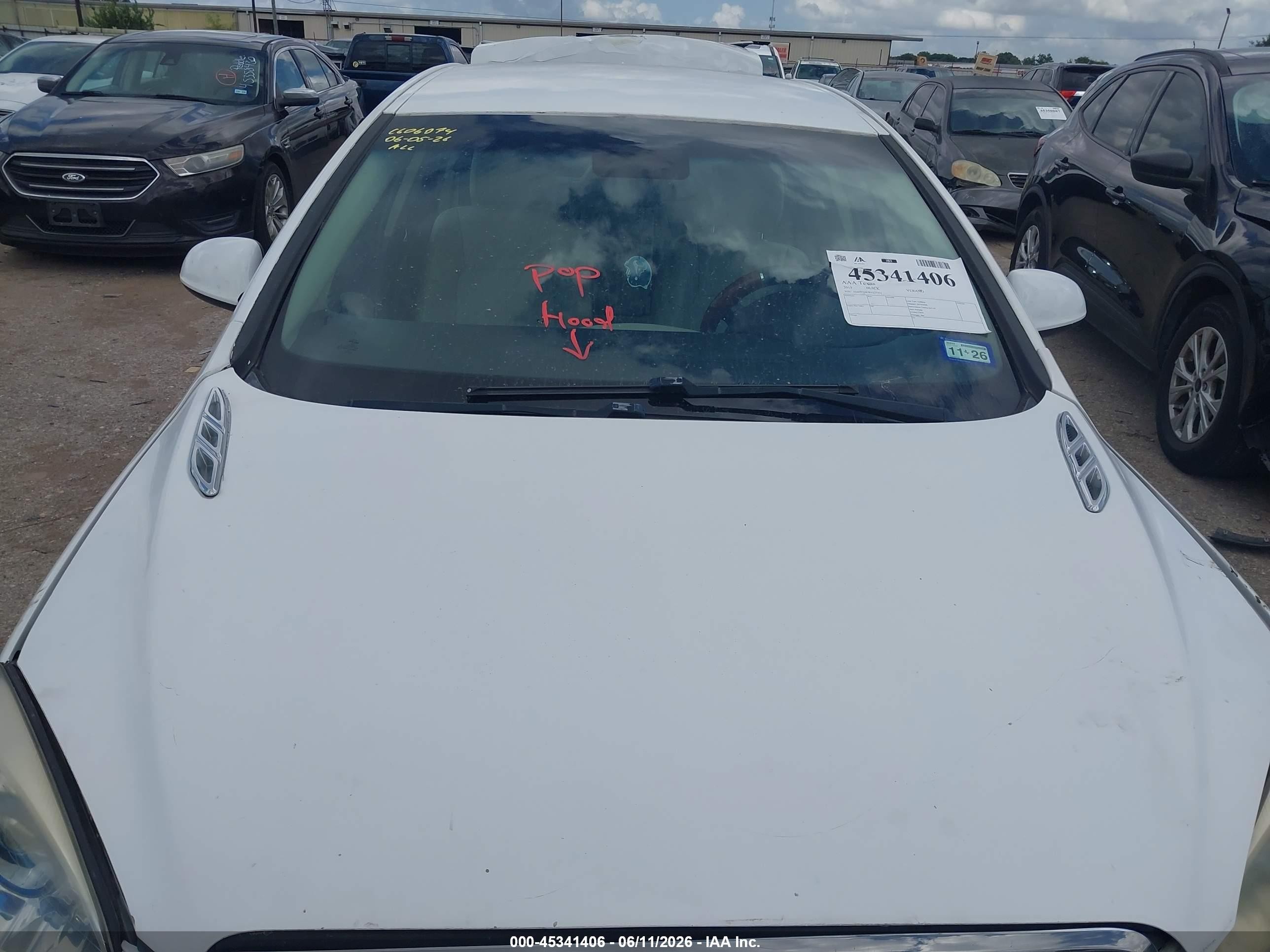 2015 Buick Verano   White vin: 1G4PP5SK9F4127431
