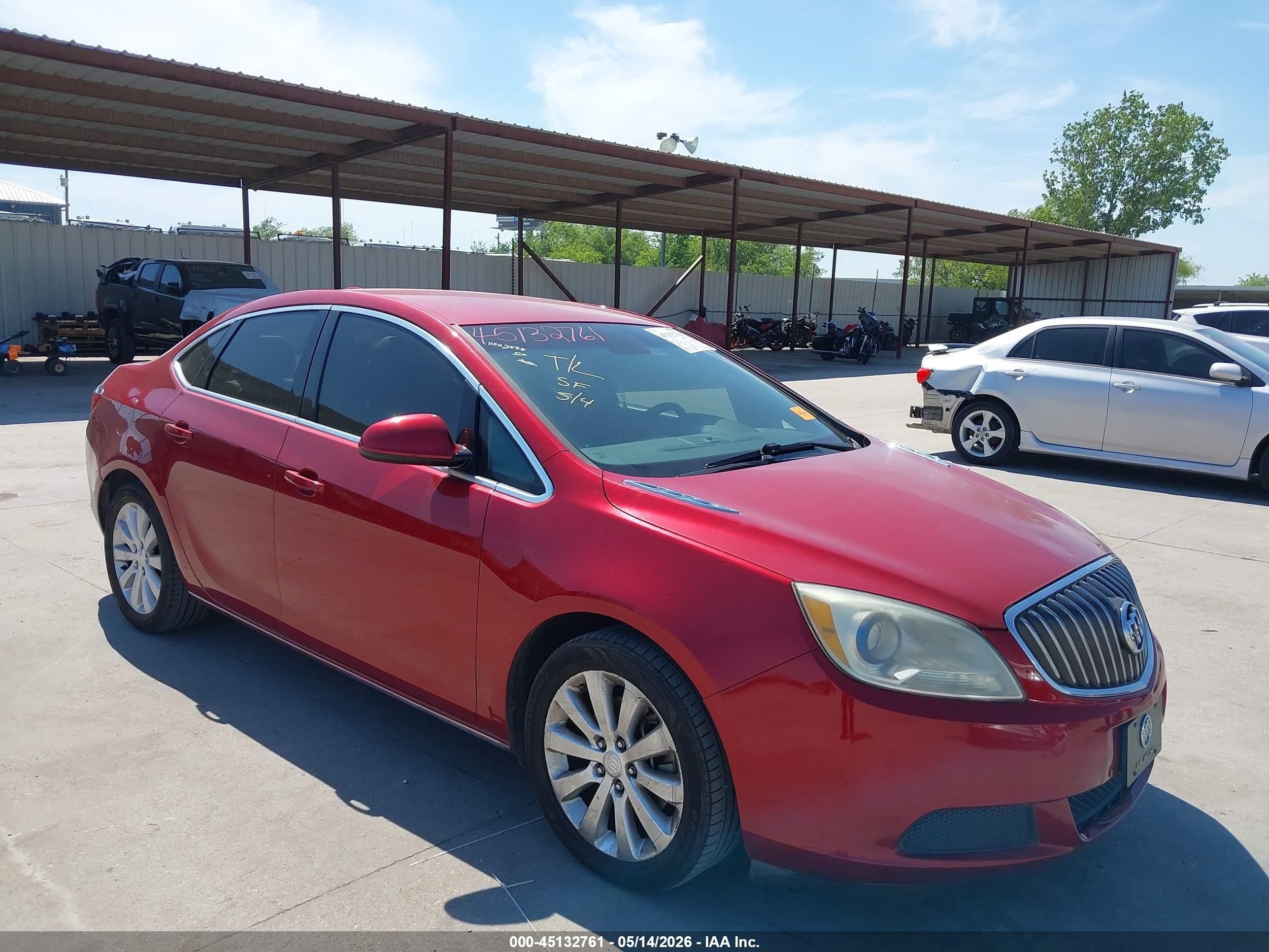 2015 Buick Verano   Red vin: 1G4PP5SK9F4139787