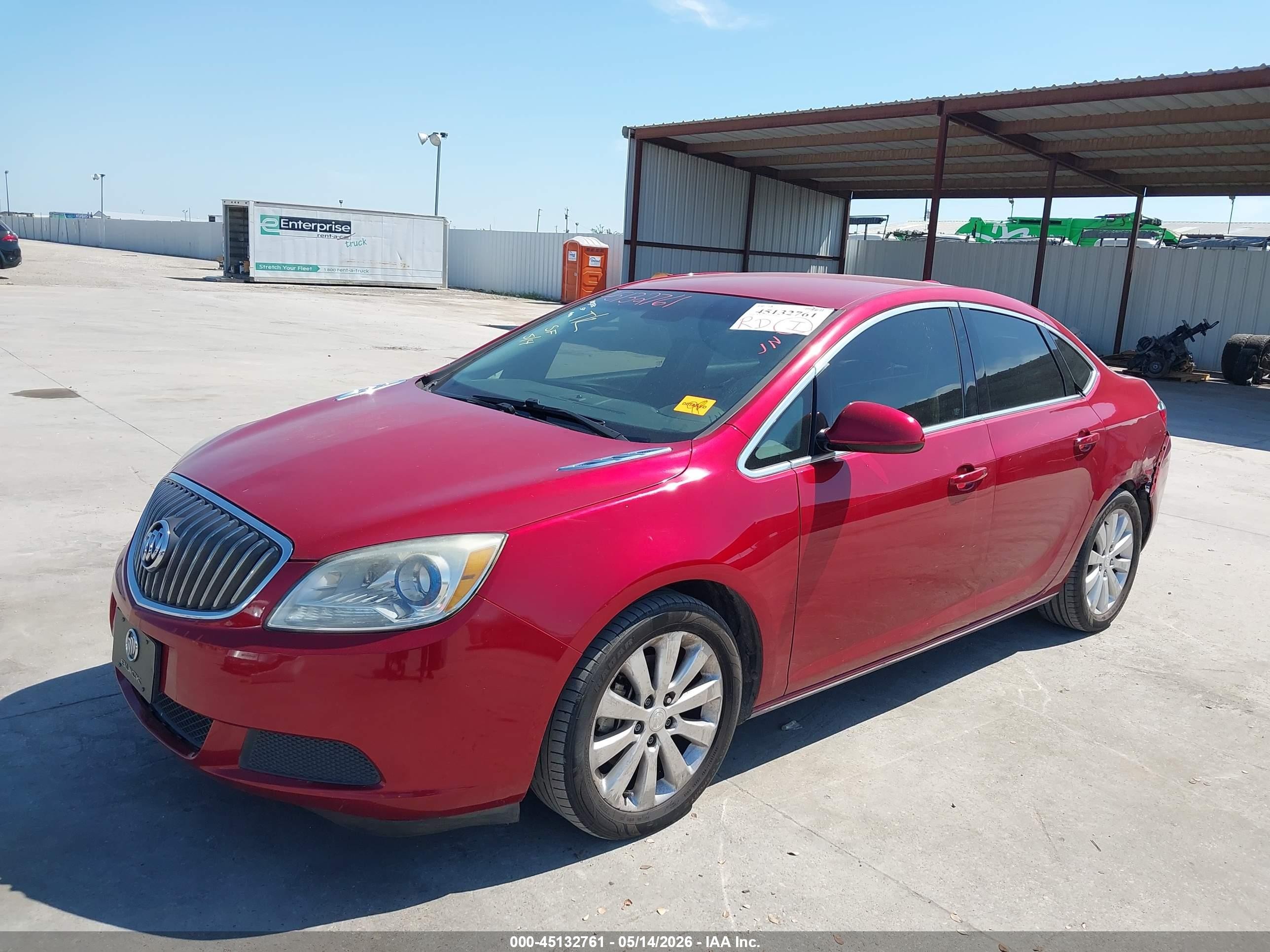 2015 Buick Verano   Red vin: 1G4PP5SK9F4139787